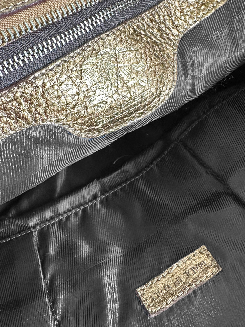 Metallic House Check Manor Tote Bag