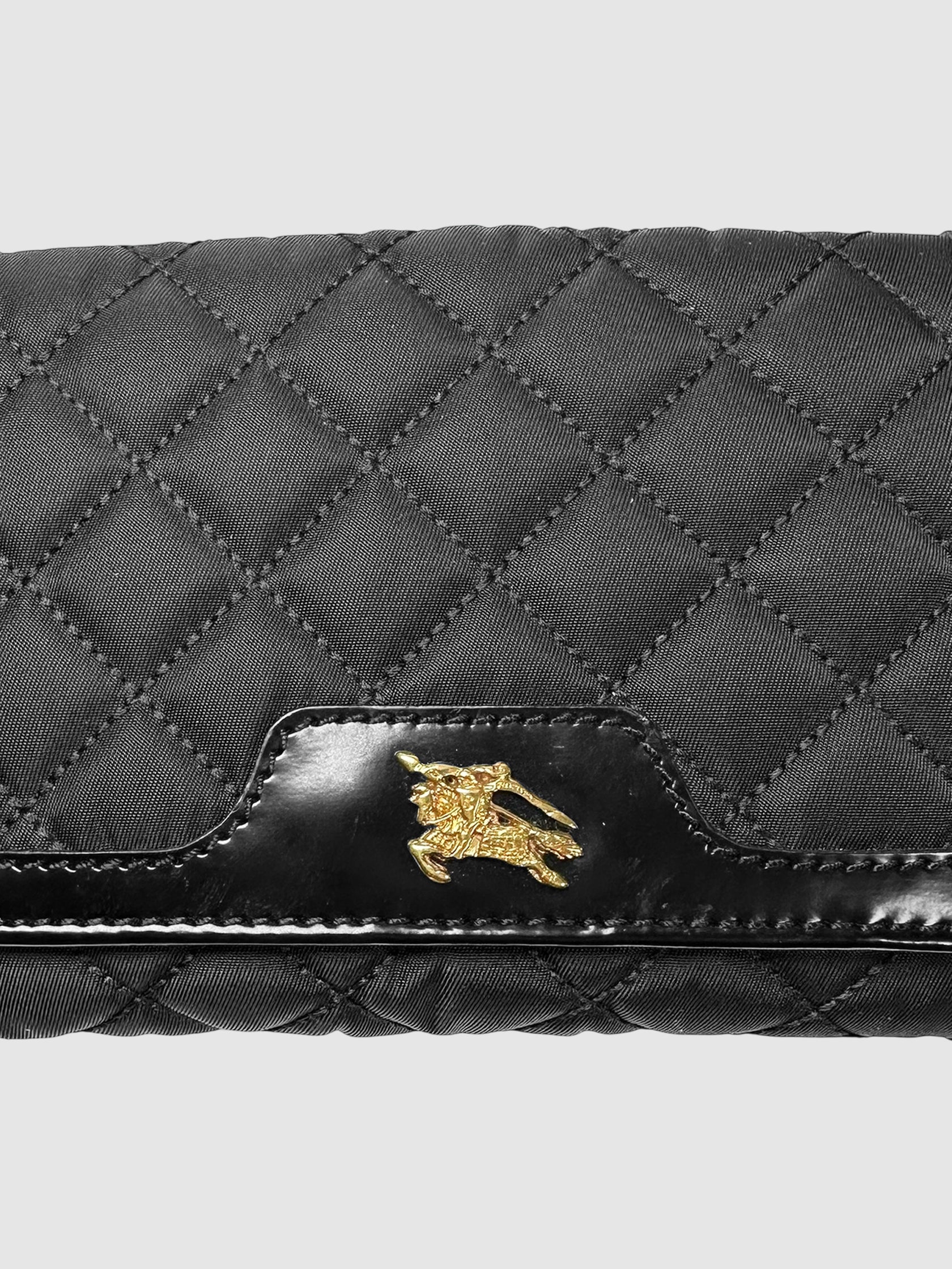 Quilted Nylon Wallet