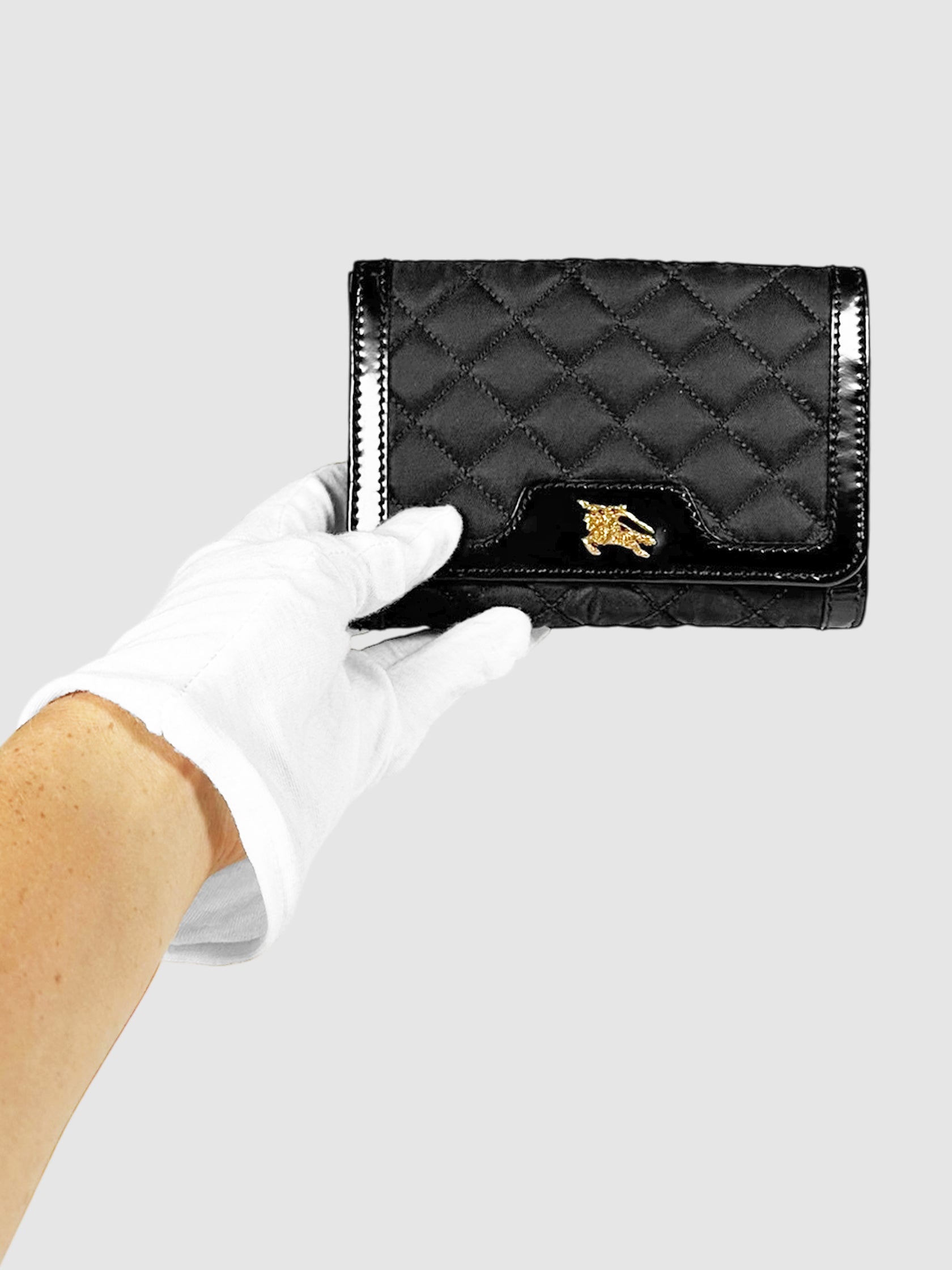 Quilted Nylon Wallet