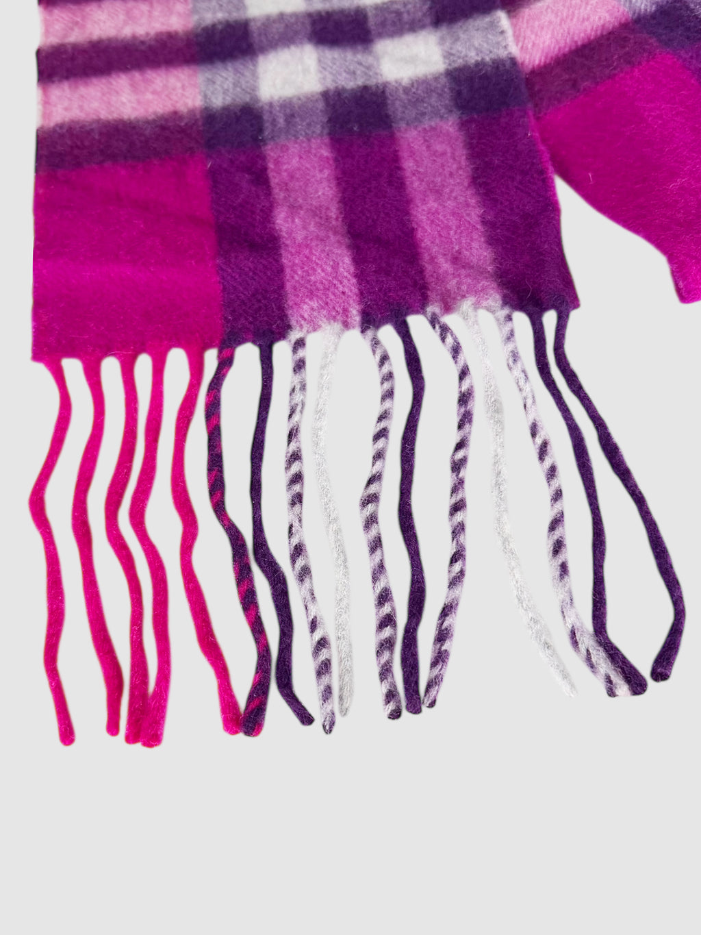 Check Cashmere Scarf