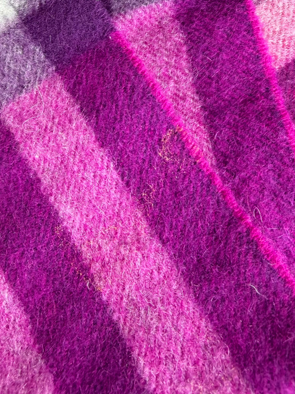 Check Cashmere Scarf