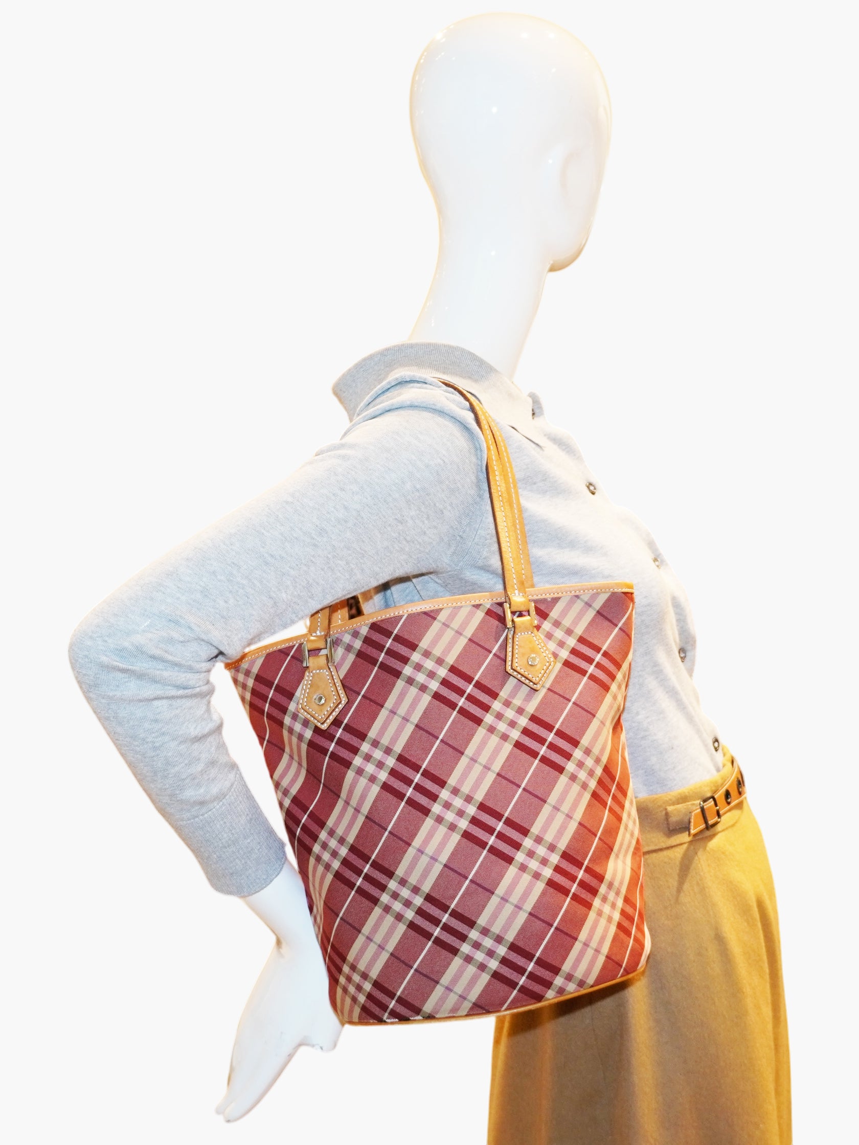 Check Bucket Bag