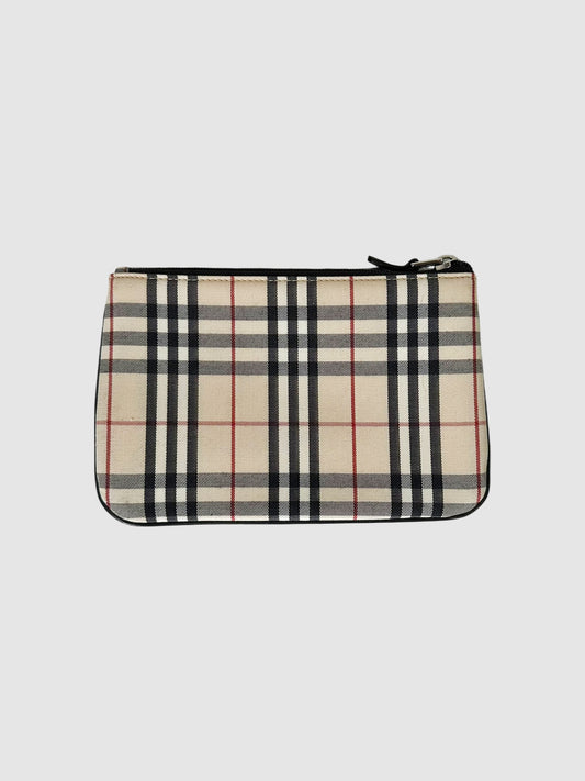 Nova Check Top Zip Pouch