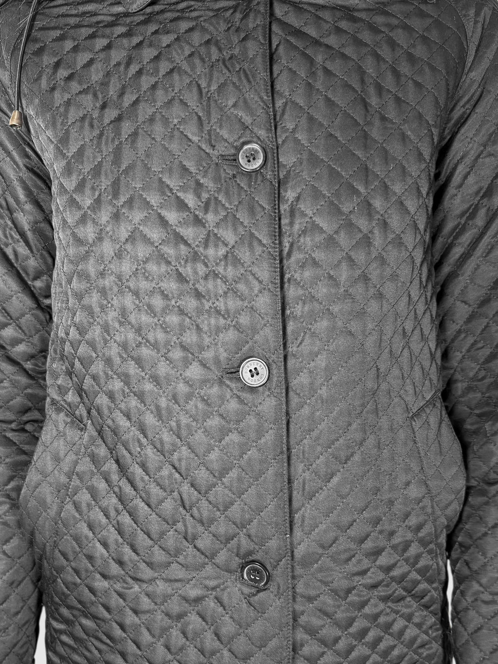 Quilted Single-Breasted Jacket
