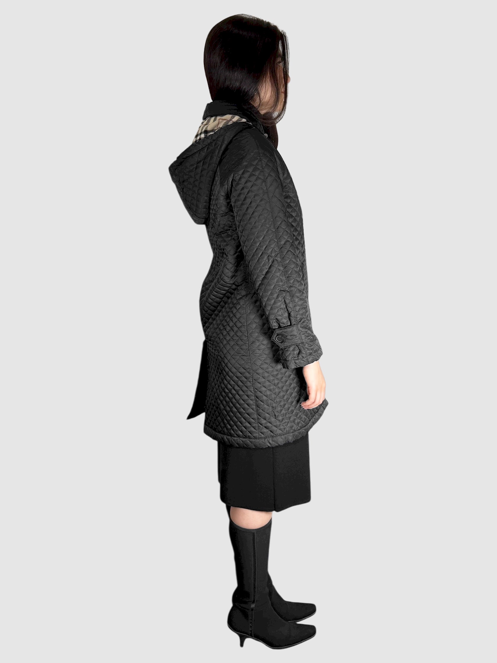 Quilted Single-Breasted Jacket