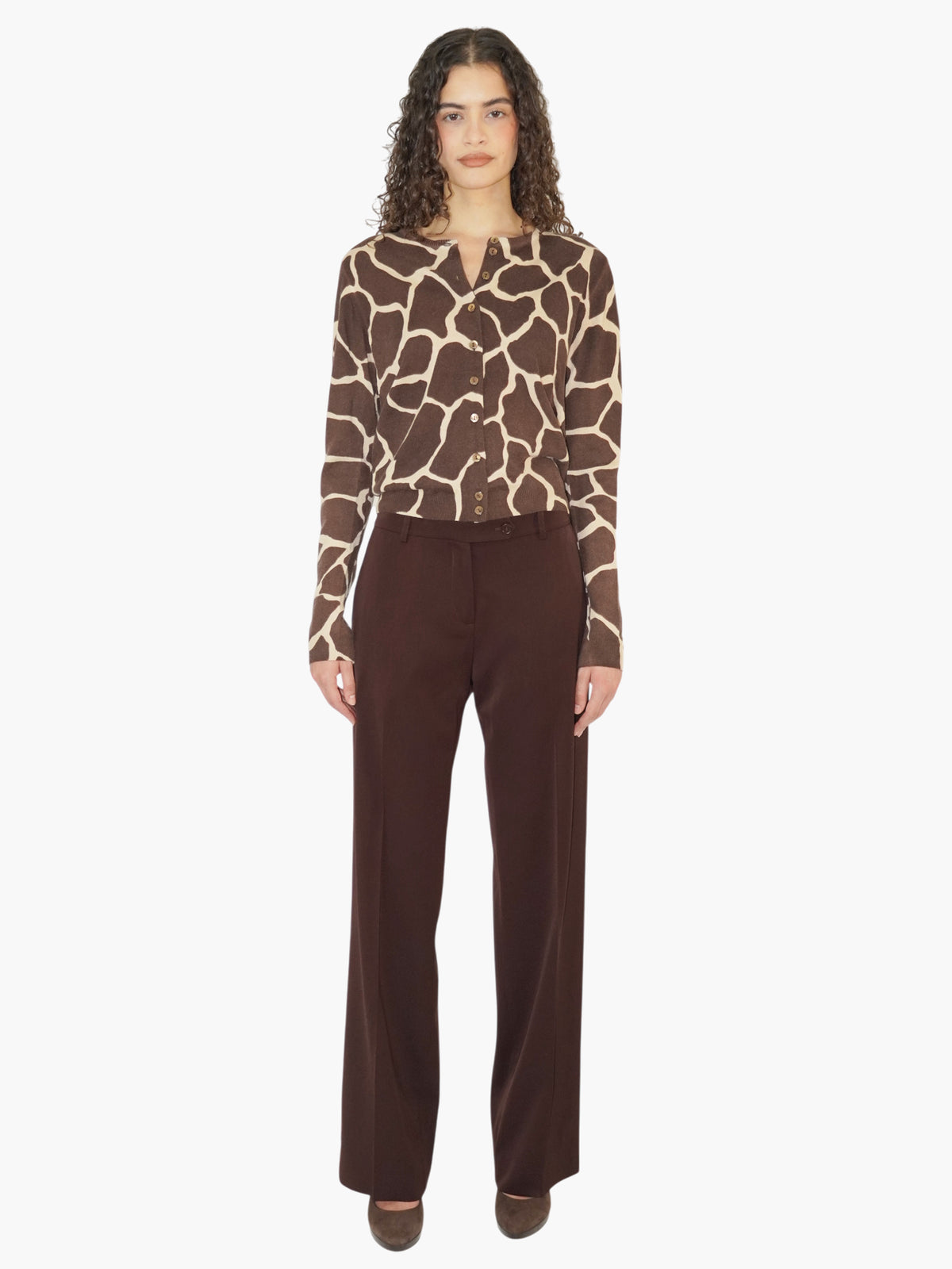 Wool Pleated Pants