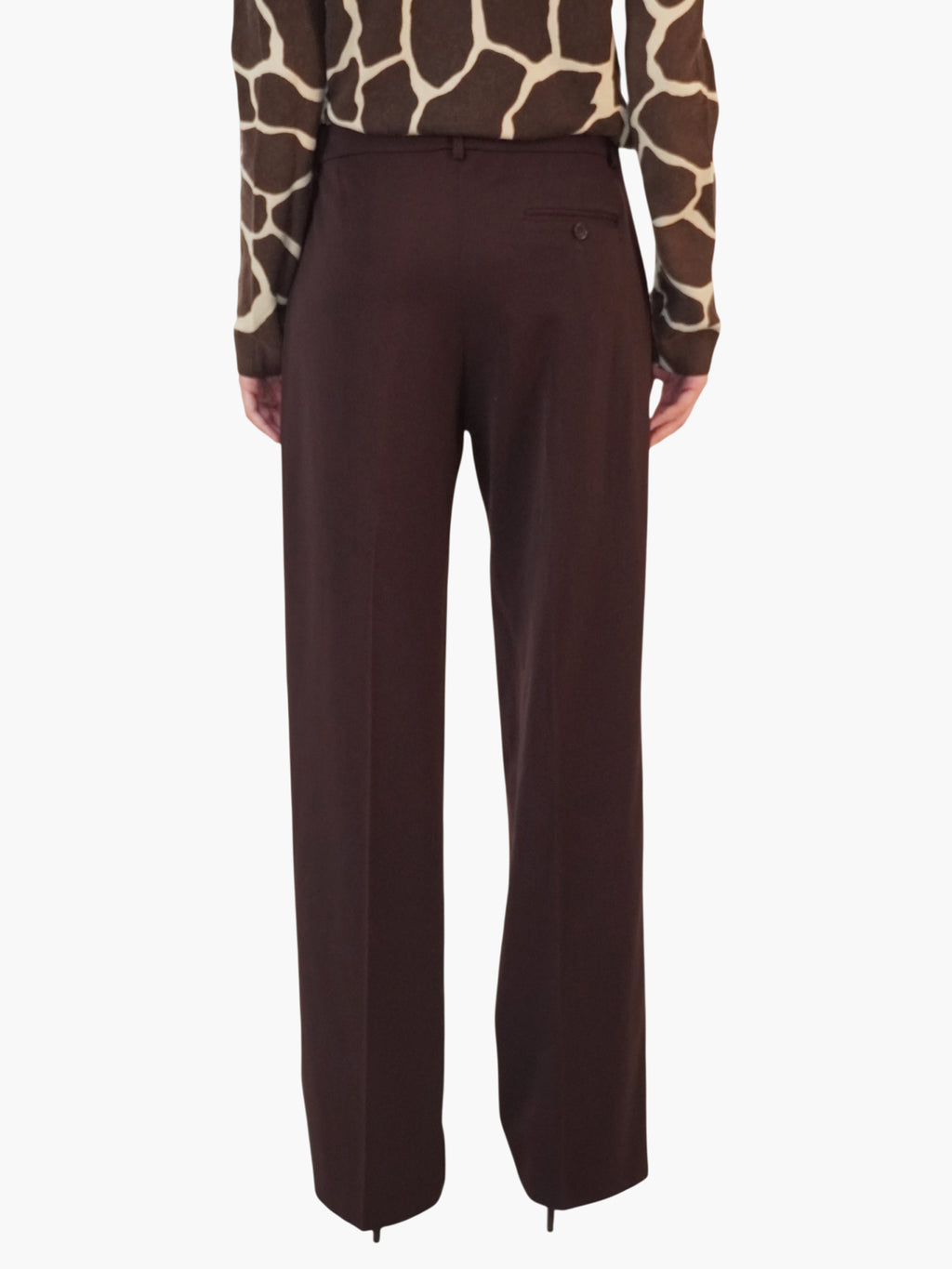 Wool Pleated Pants