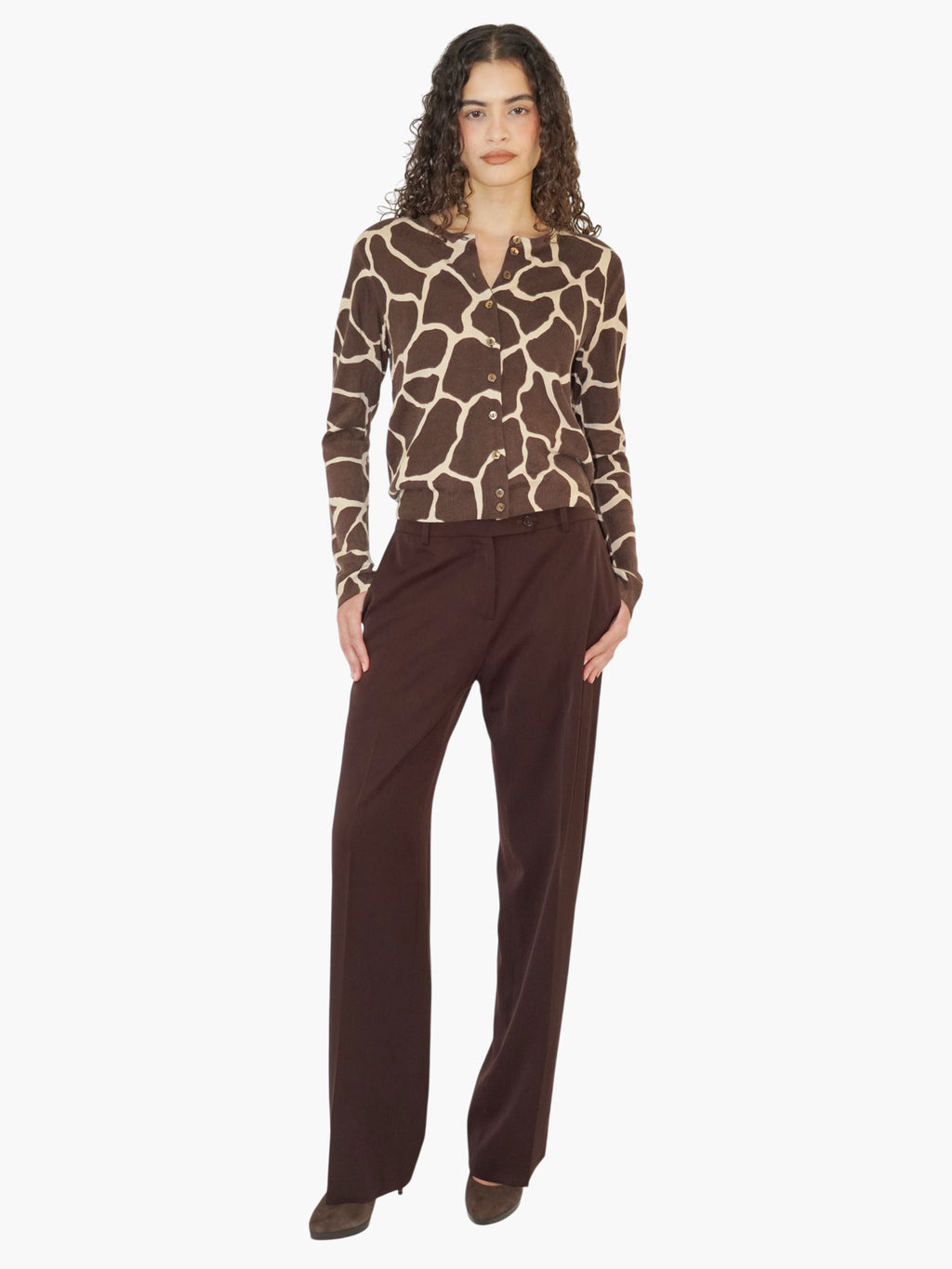 Wool Pleated Pants