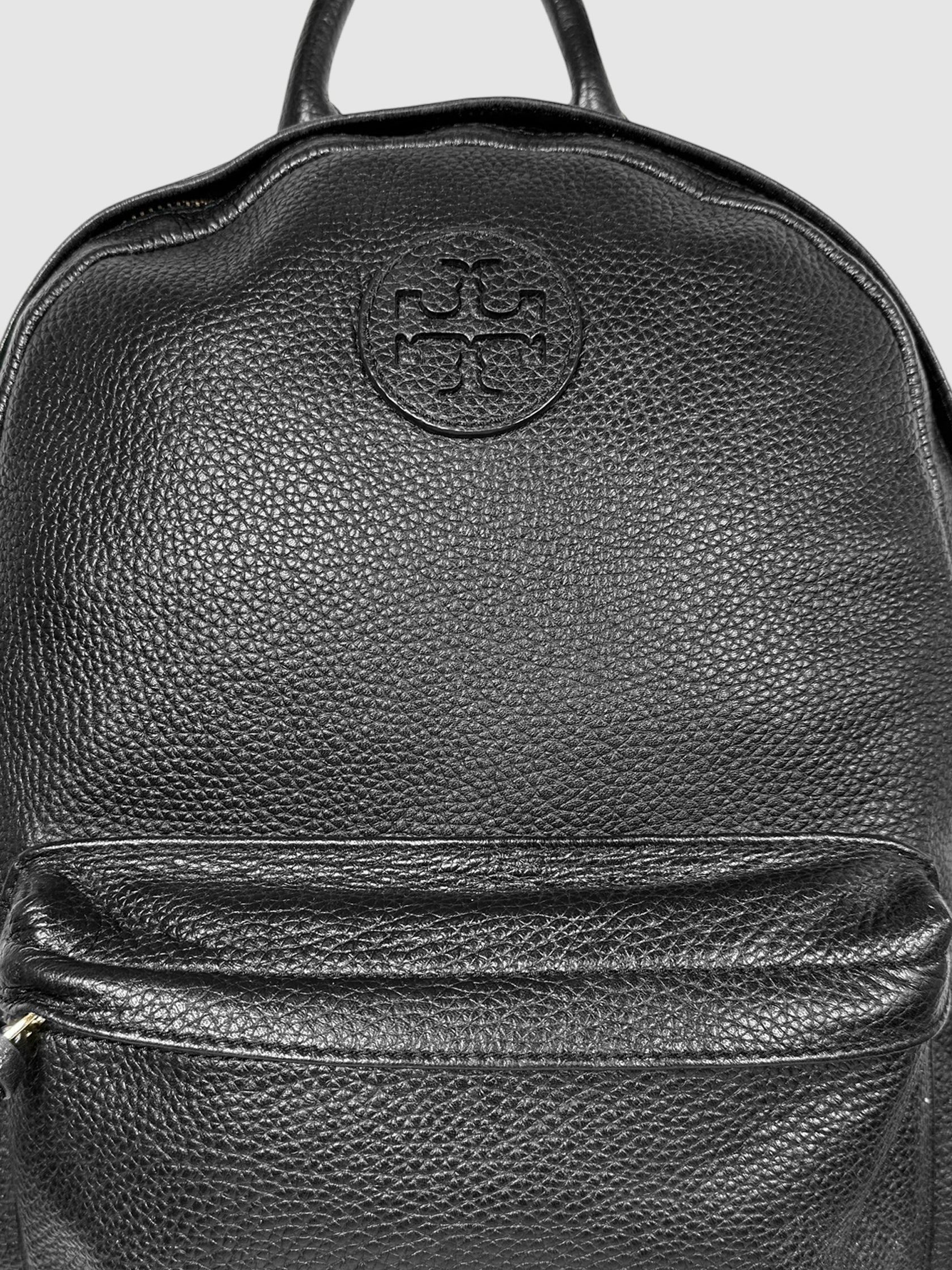 Pebbled Leather Backpack