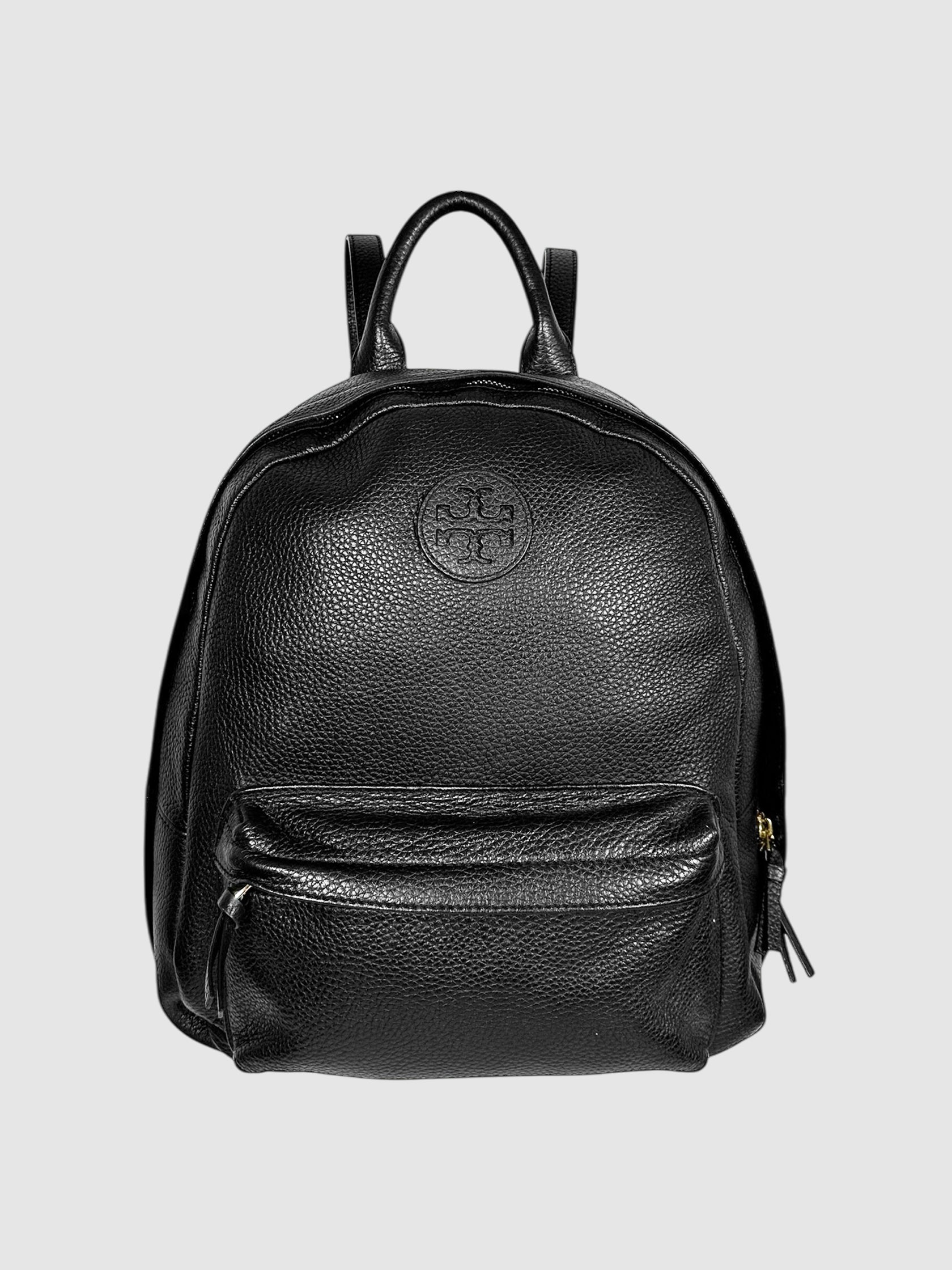 Pebbled Leather Backpack