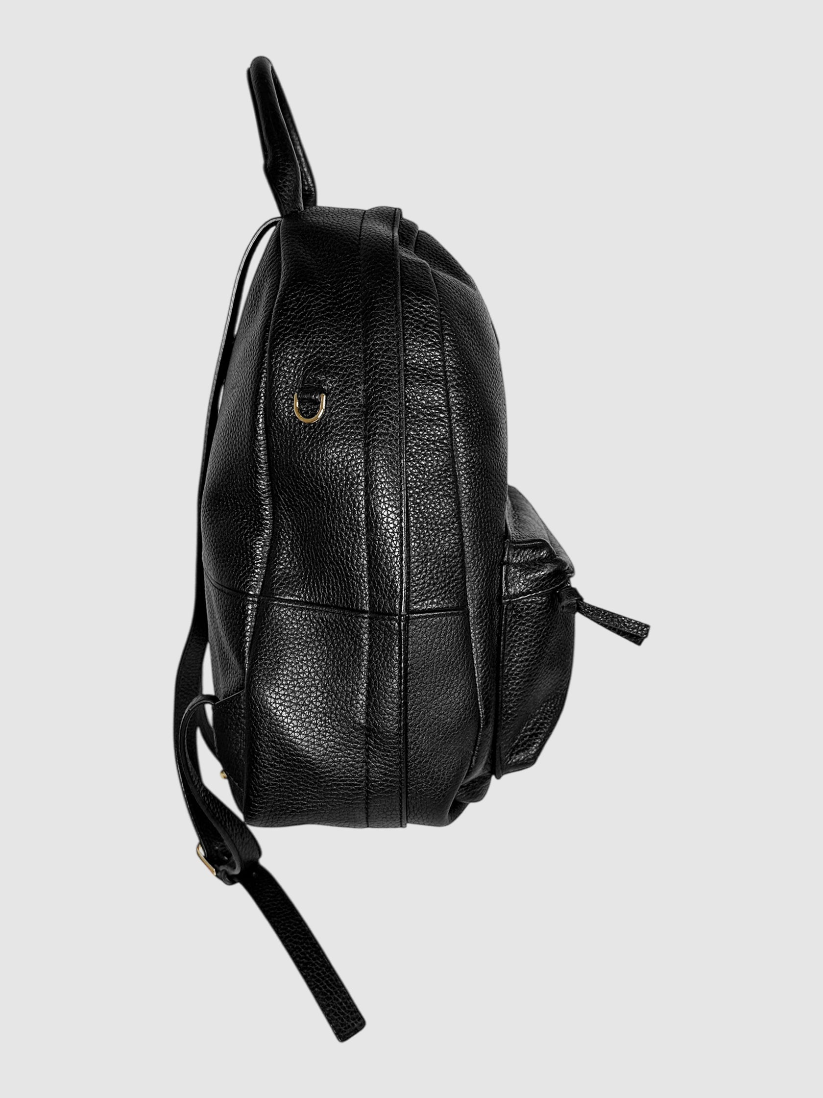Pebbled Leather Backpack