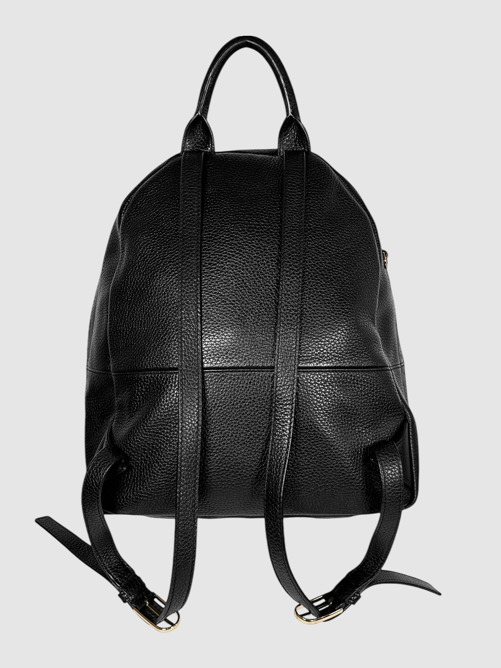 Pebbled Leather Backpack