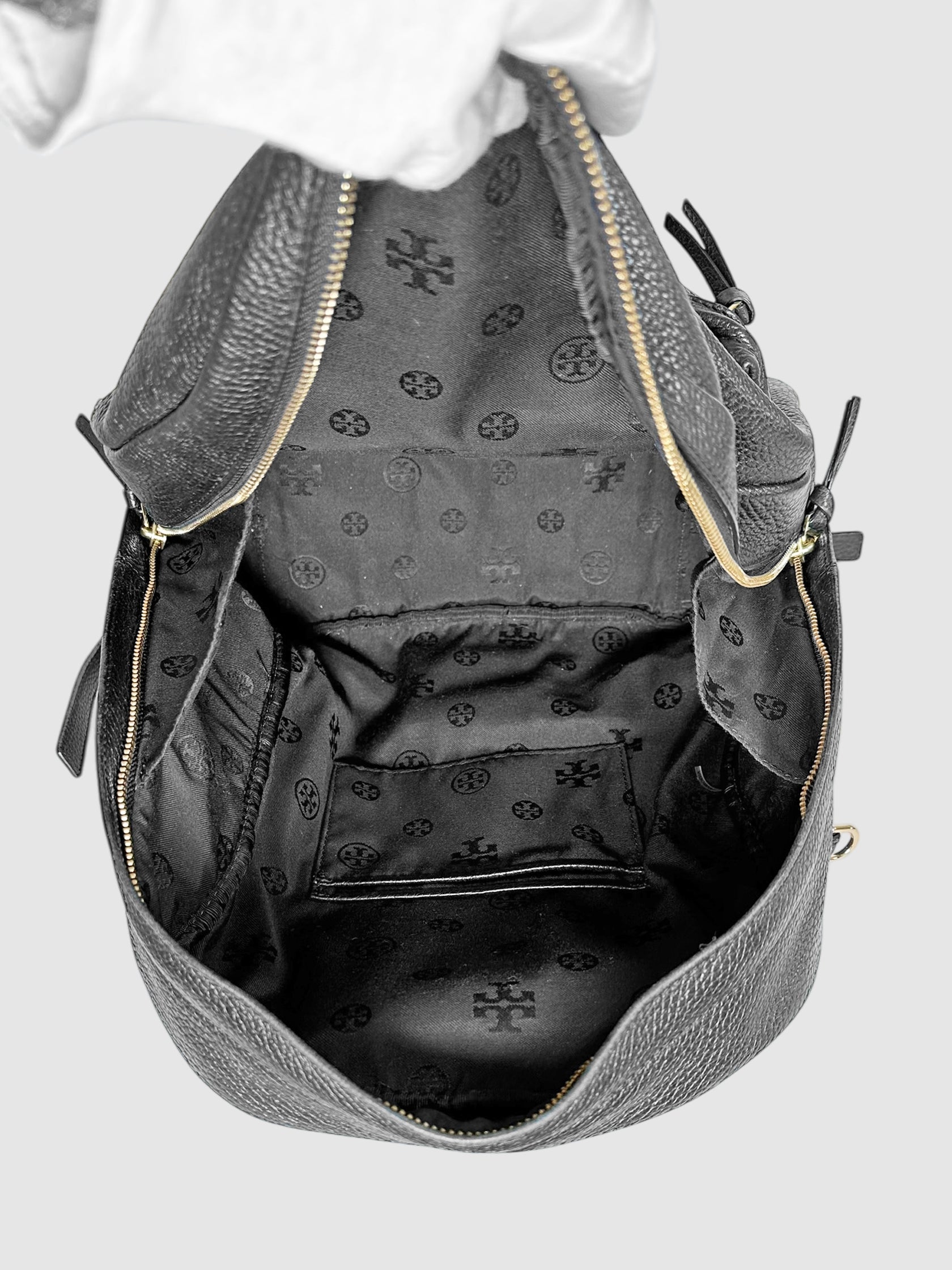 Pebbled Leather Backpack
