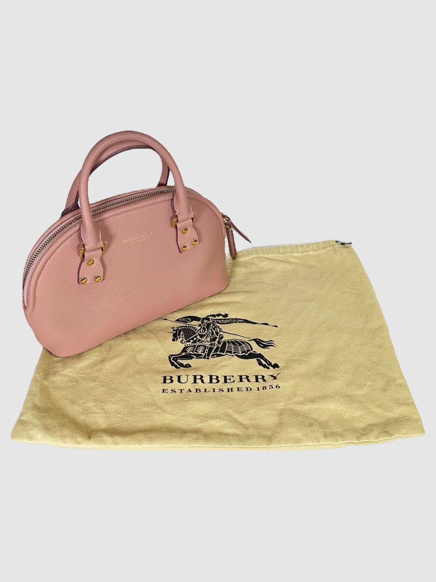 Burberry Pink Prorsum Bloomsbury Handbag Consignment Secondhand Designer Luxury Resale Toronto Trendy