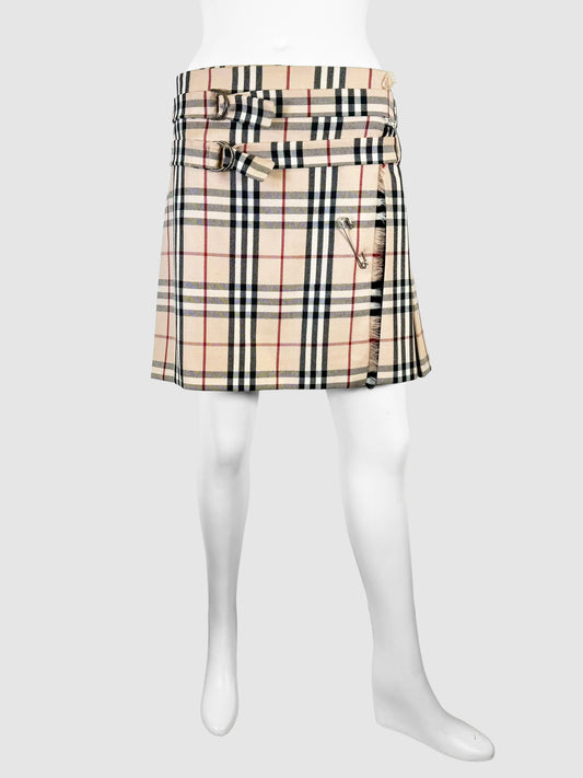 House Check Mini Skirt - Size 10