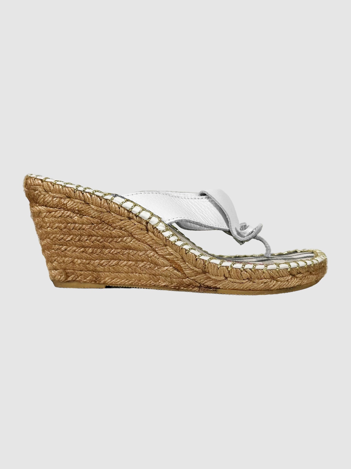 Leather Printed Espadrilles - Size 38