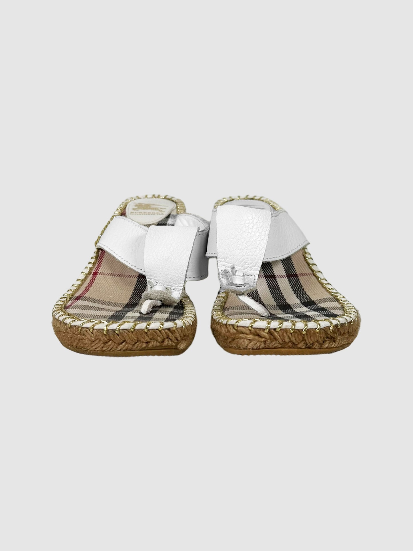 Leather Printed Espadrilles - Size 38