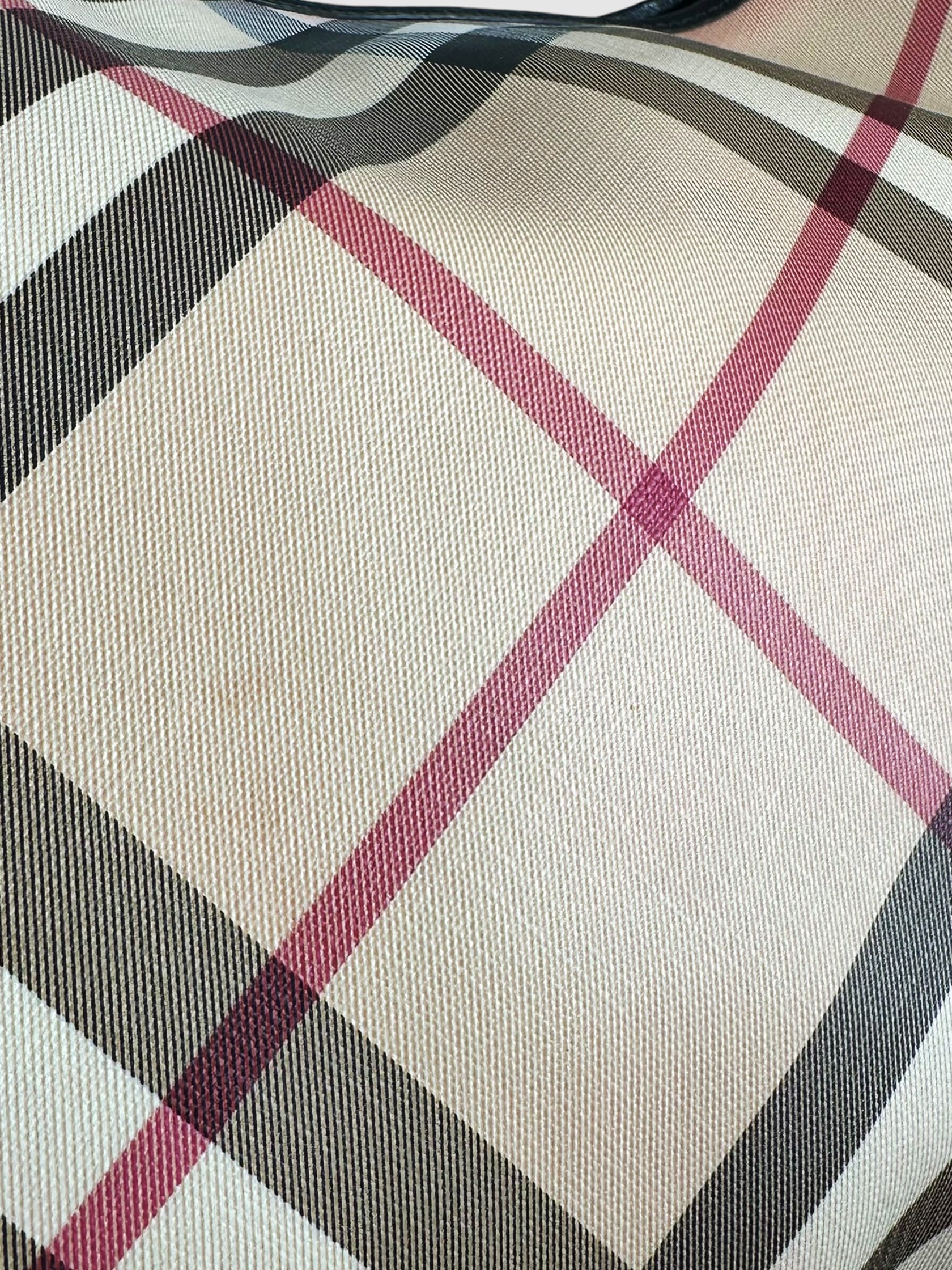 Nova Check Barton Hobo Bag