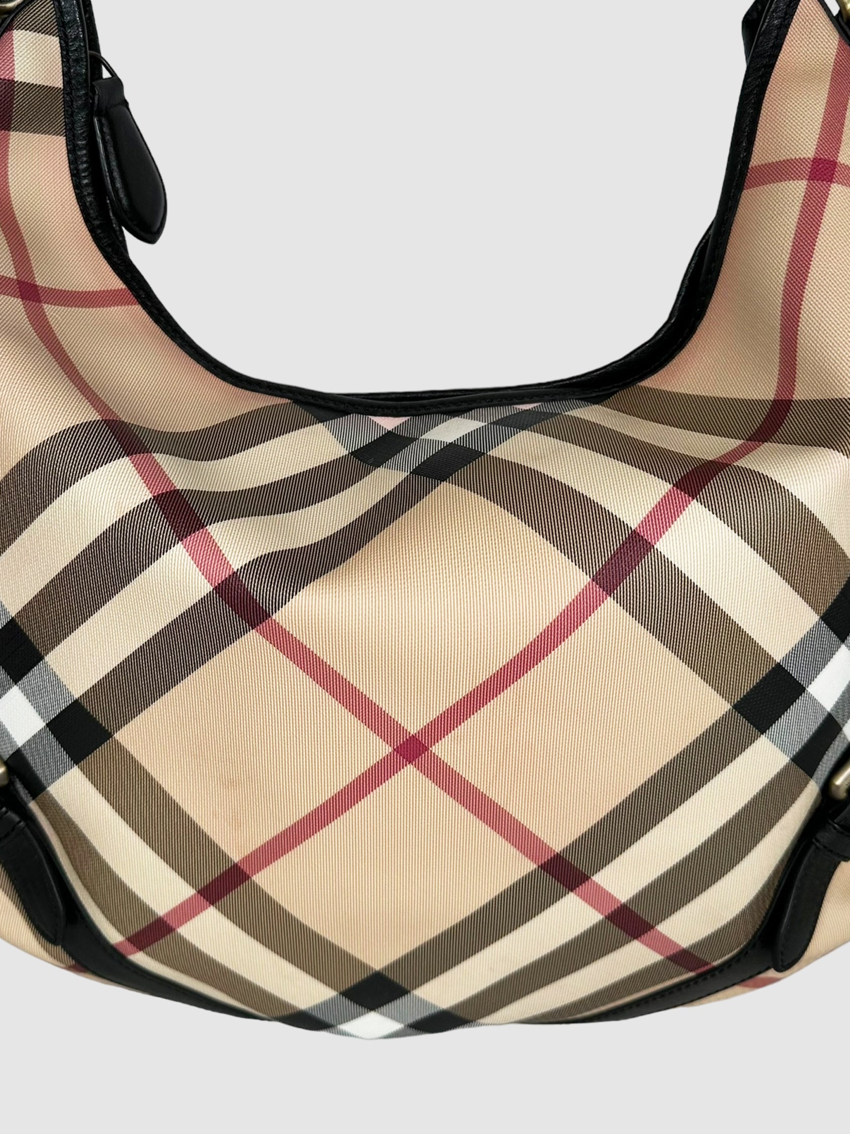 Nova Check Barton Hobo Bag