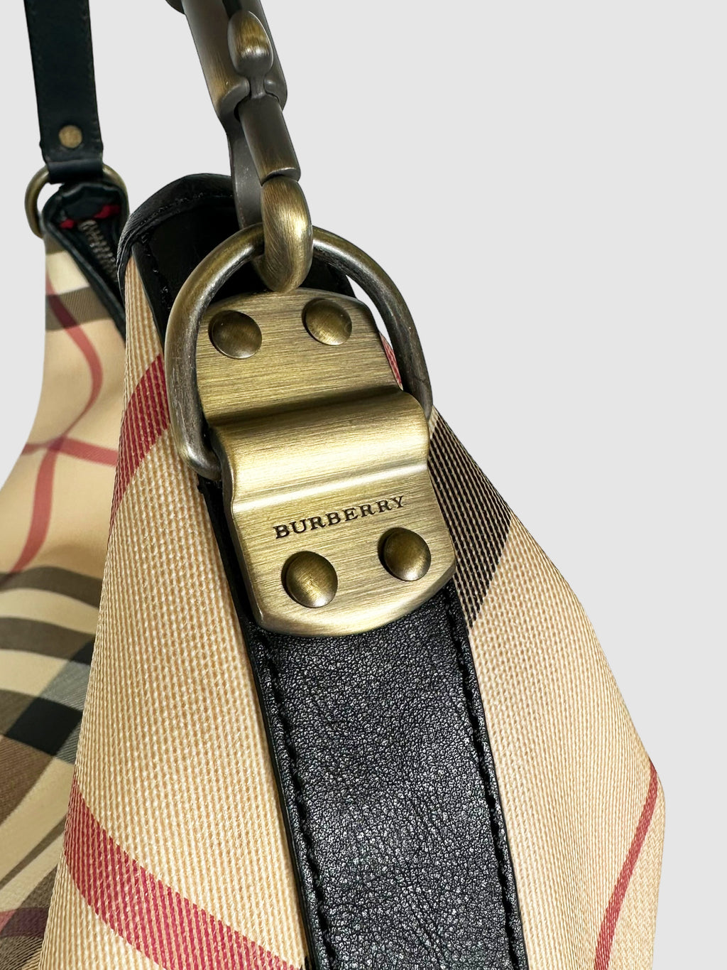 Nova Check Barton Hobo Bag