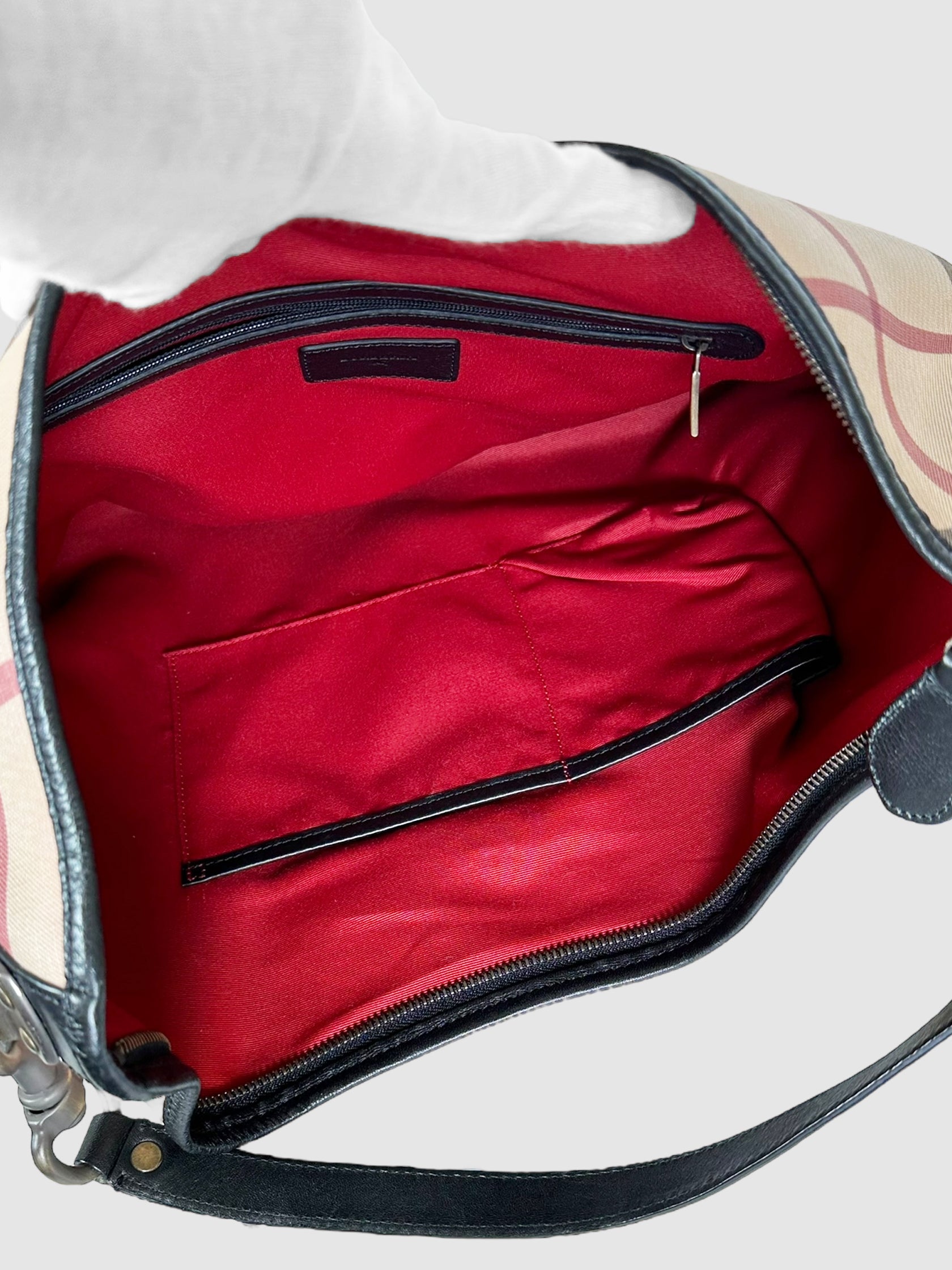 Nova Check Barton Hobo Bag