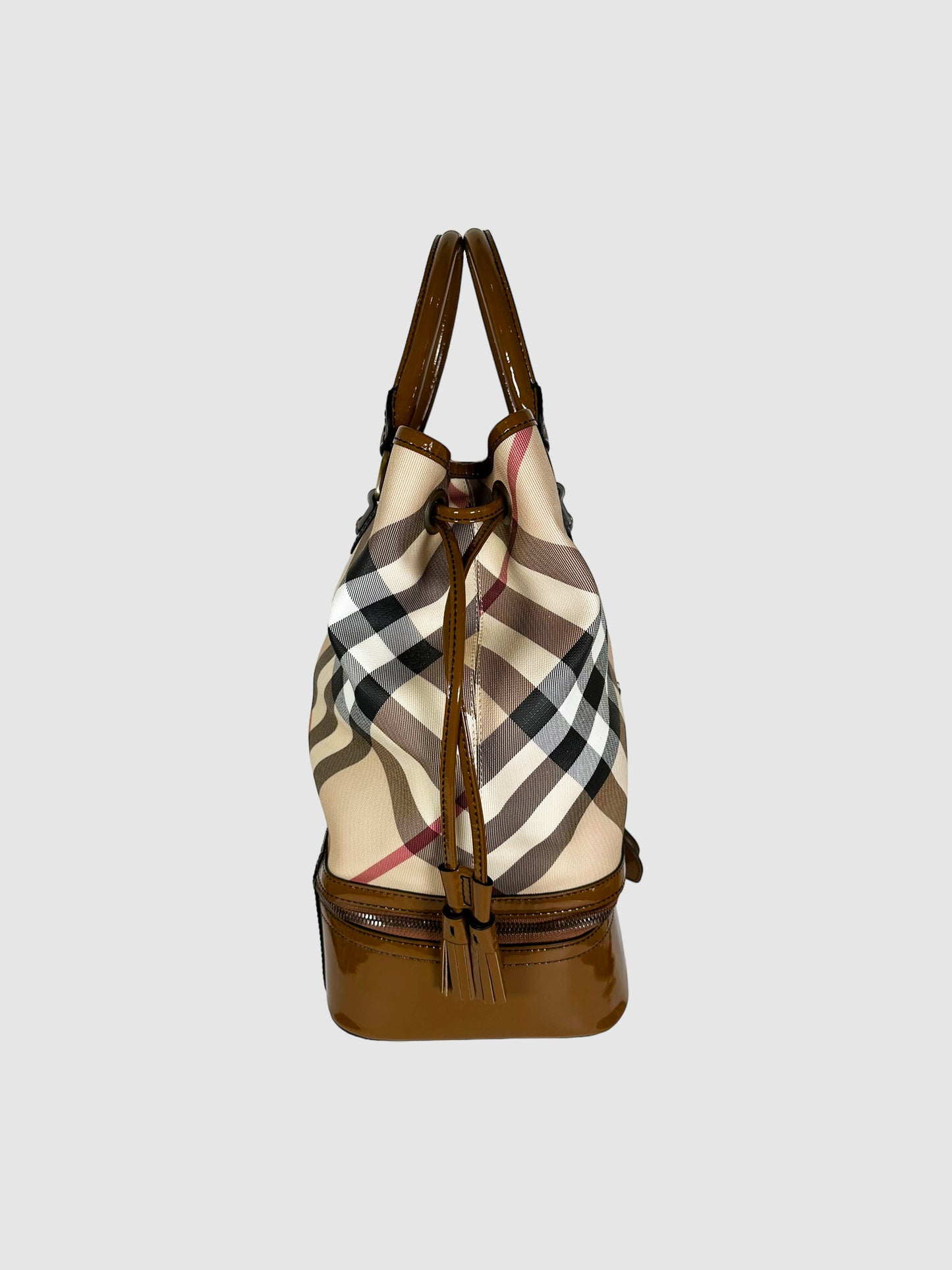 Nova Check Top Handle Bag