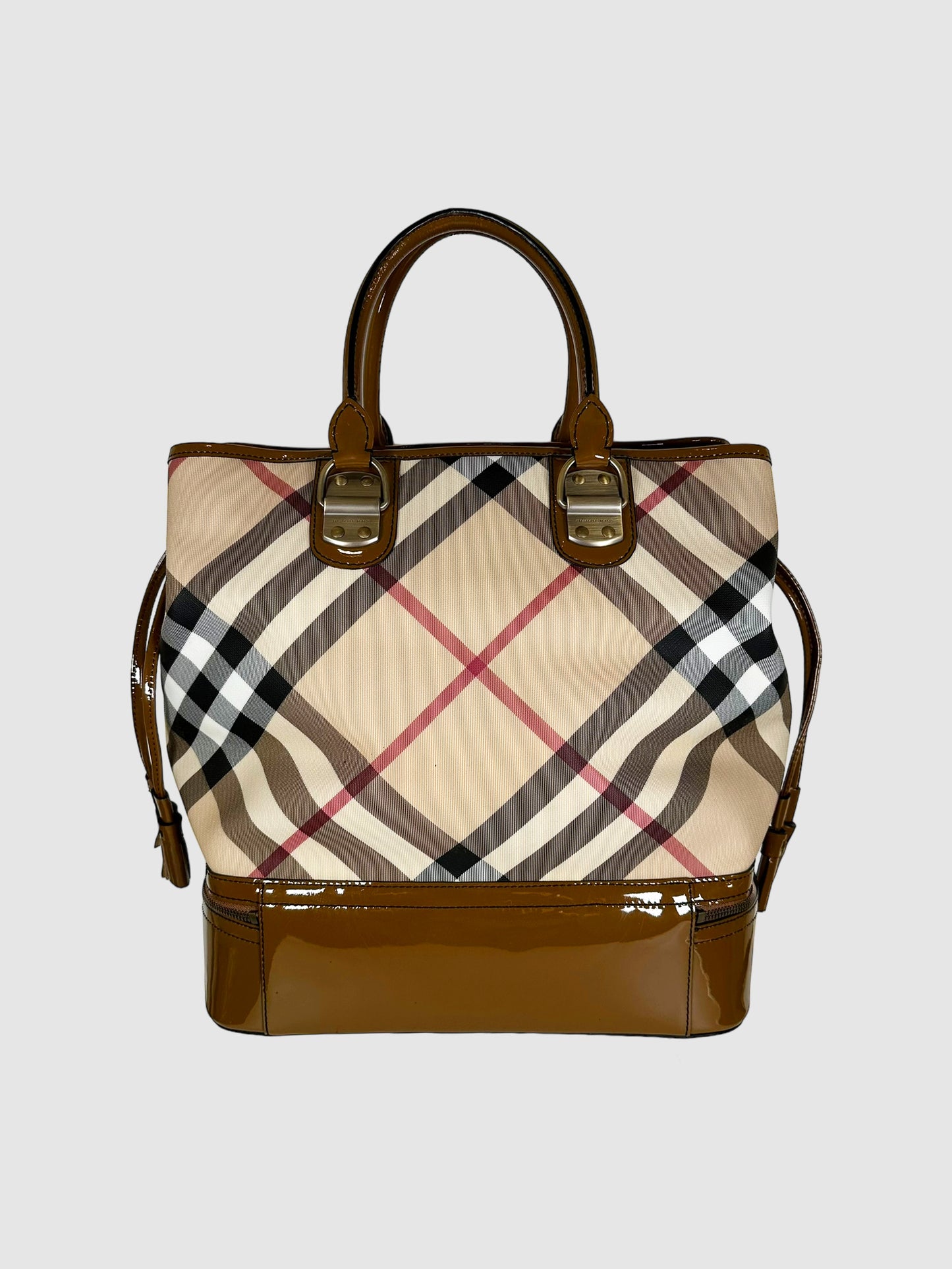 Nova Check Top Handle Bag