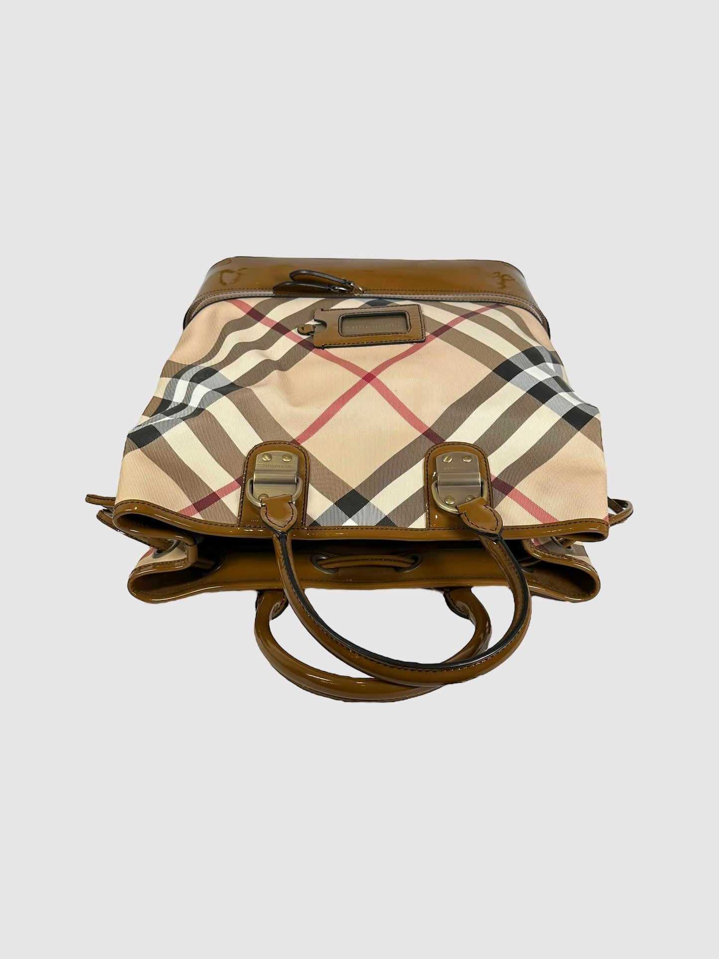 Nova Check Top Handle Bag