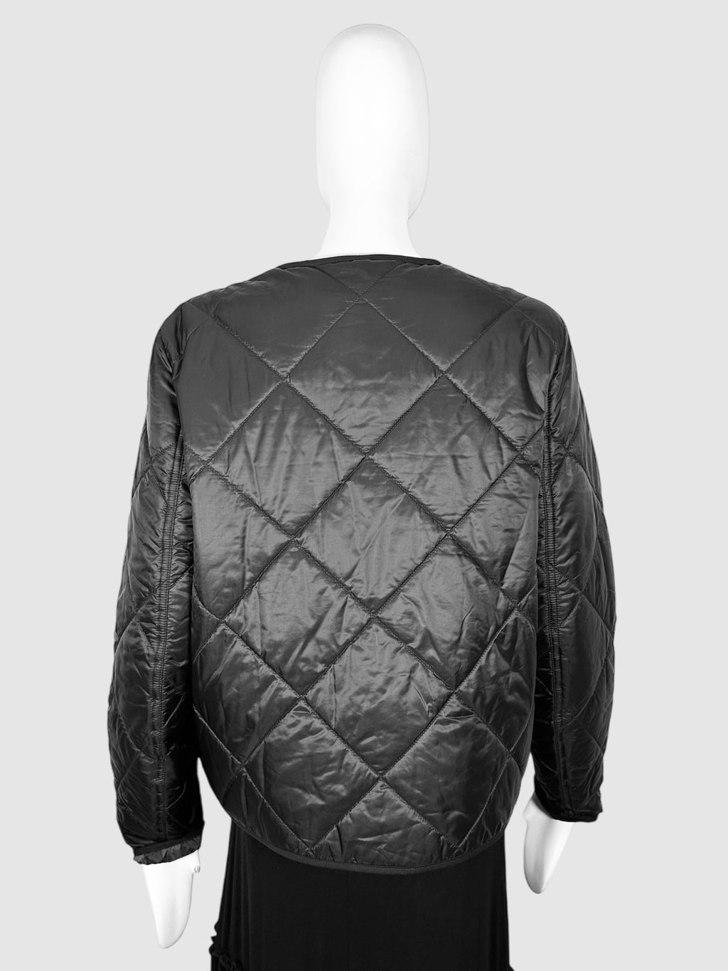 Quilted Zip Up Jacket - Size M