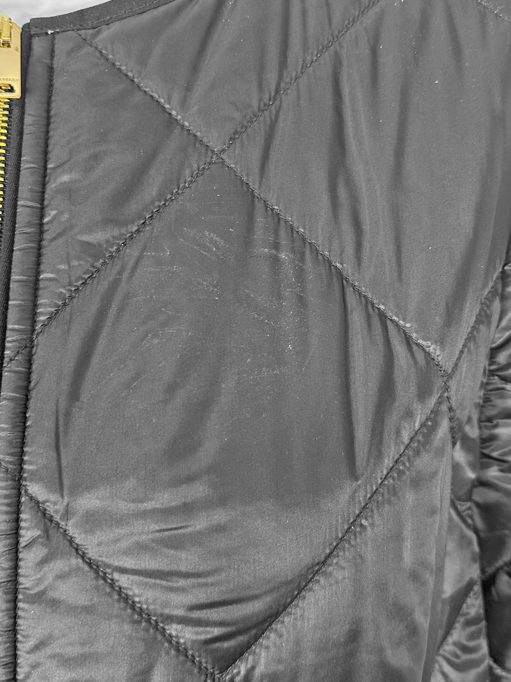 Quilted Zip Up Jacket - Size M