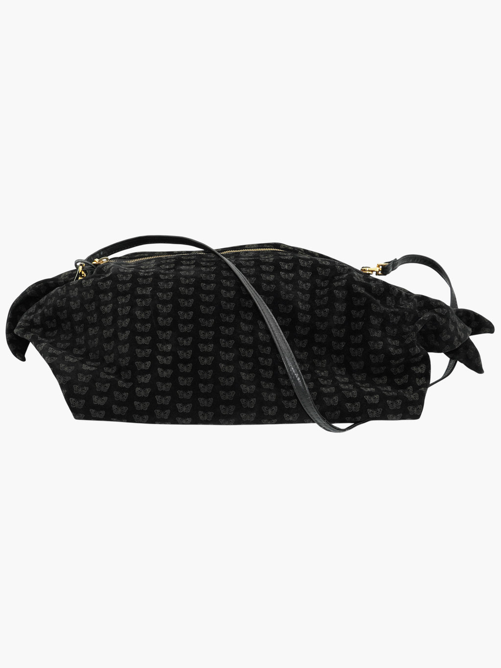 Suede Butterfly Bag