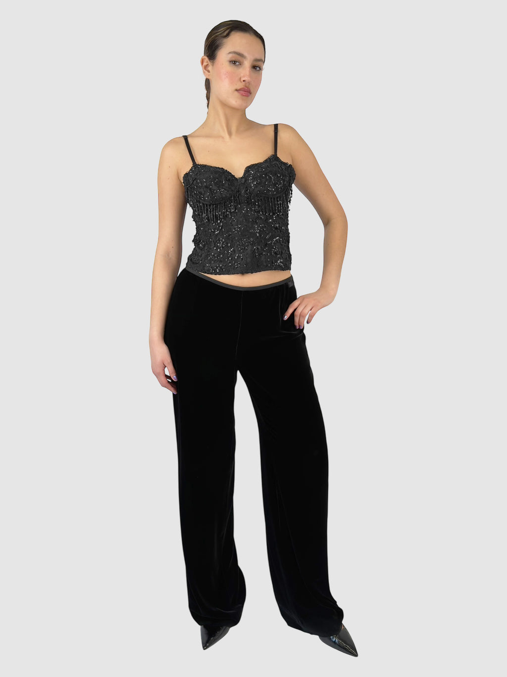 Beaded Sequinned Bustier