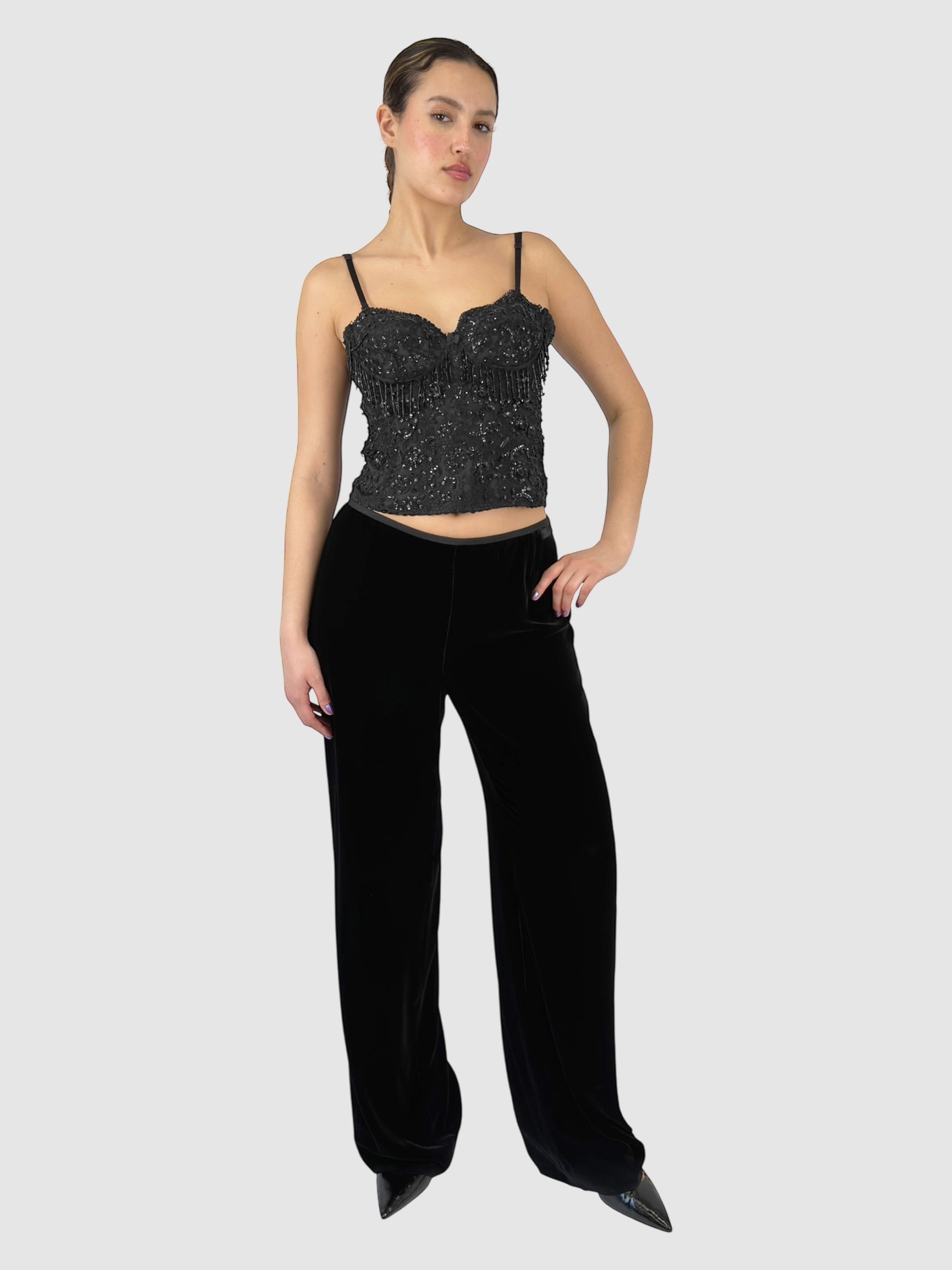 Beaded Sequinned Bustier