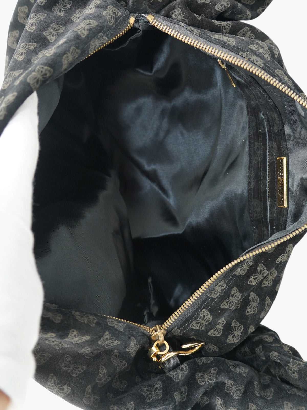 Suede Butterfly Bag
