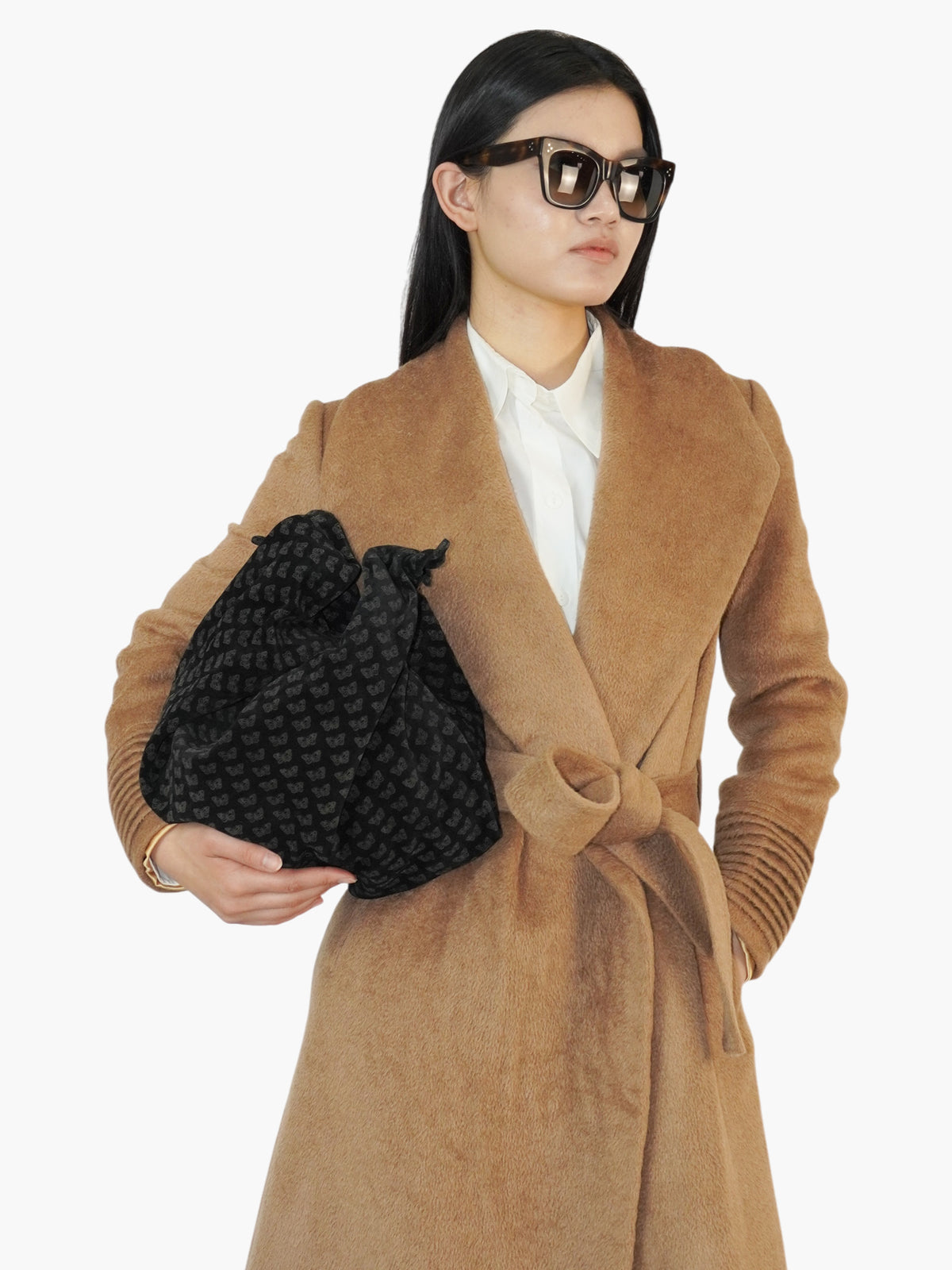 Suede Butterfly Bag