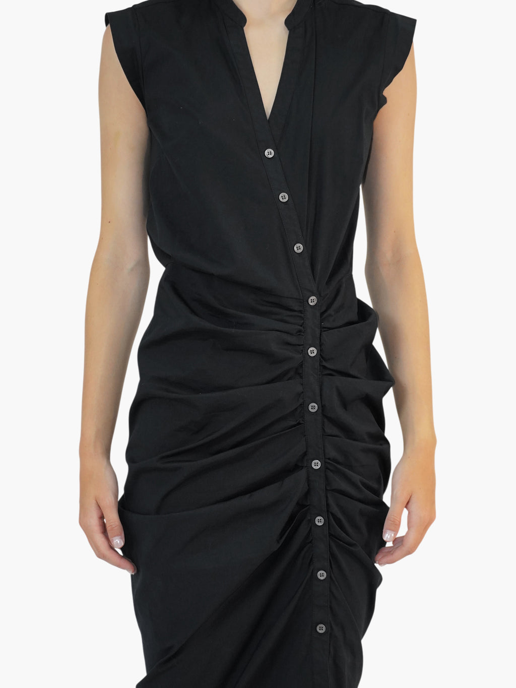 Ruched Asymmetrical Dress