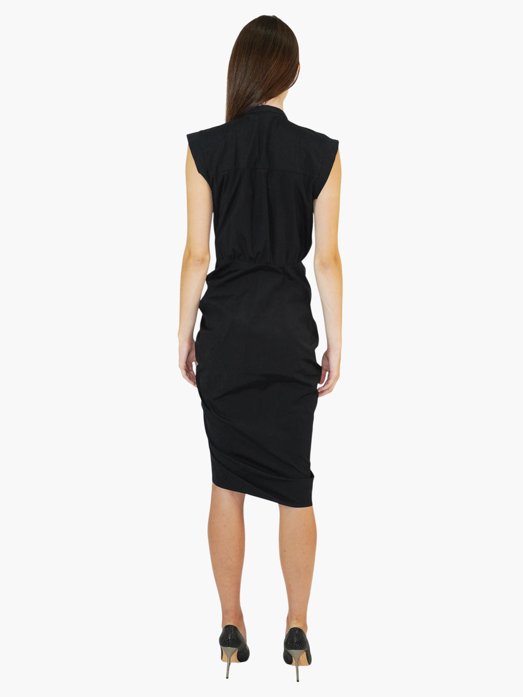 Ruched Asymmetrical Dress