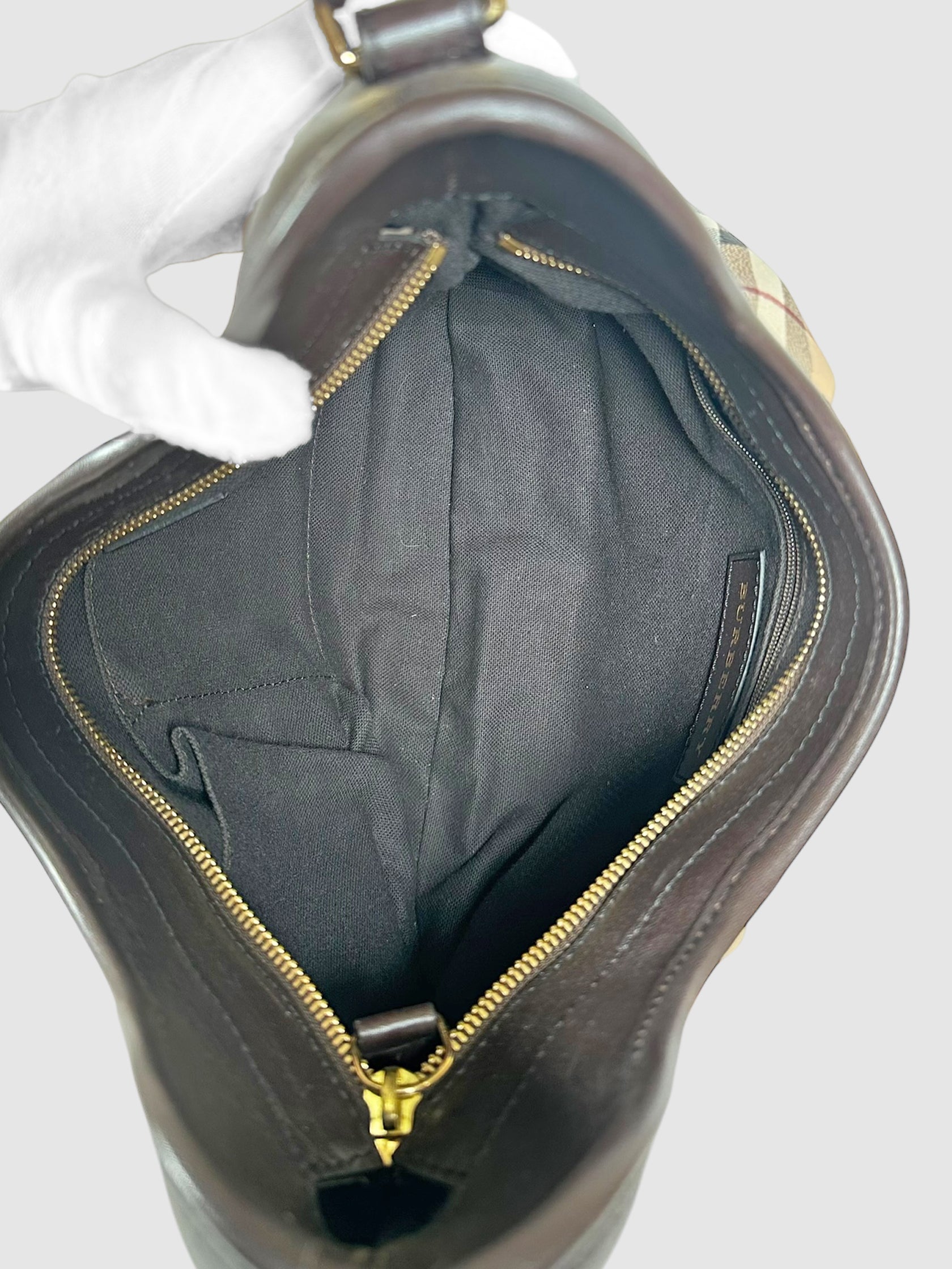 Haymarket Check Hernville Hobo Bag