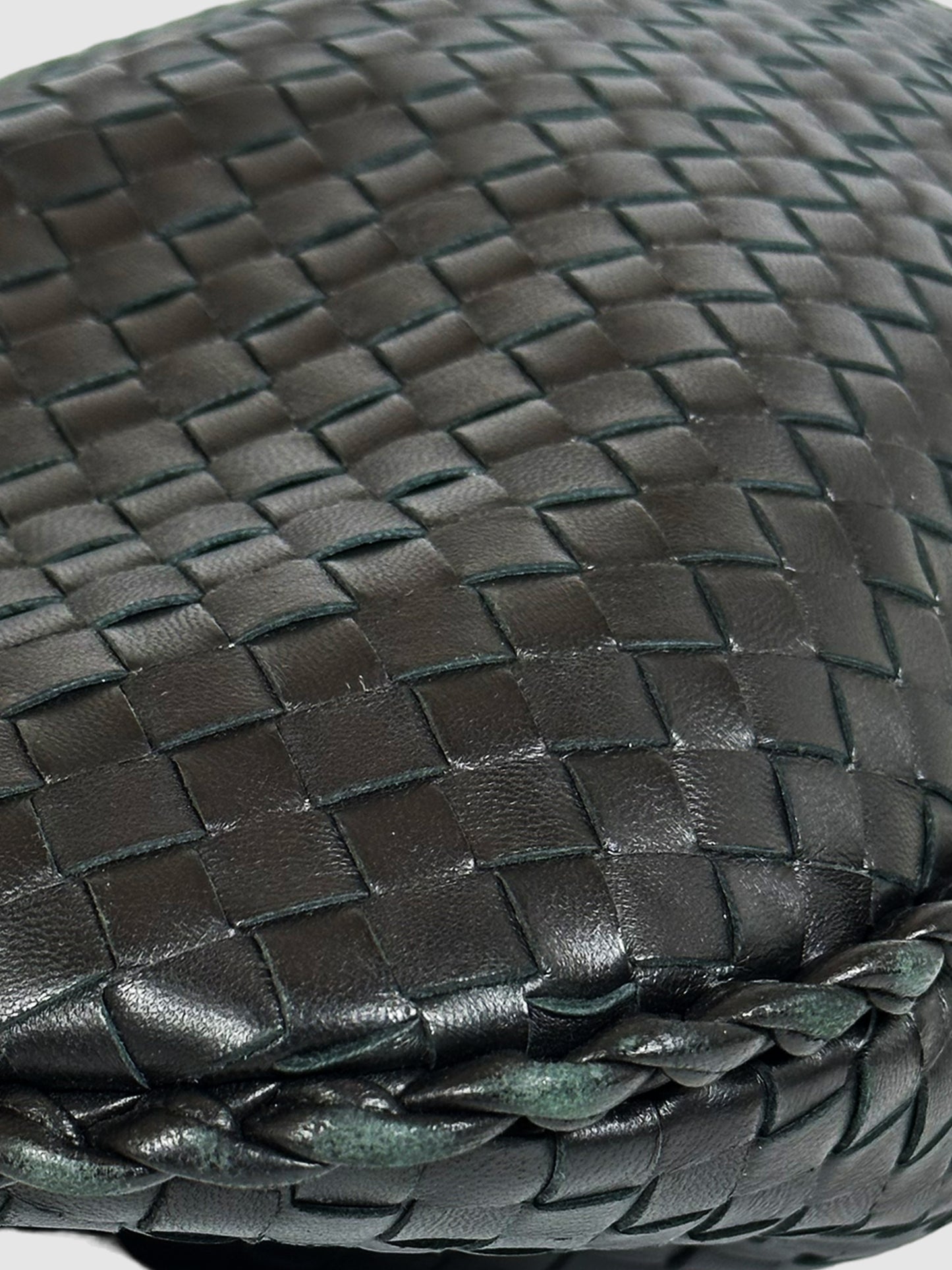 Intrecciato Leather Hobo Bag