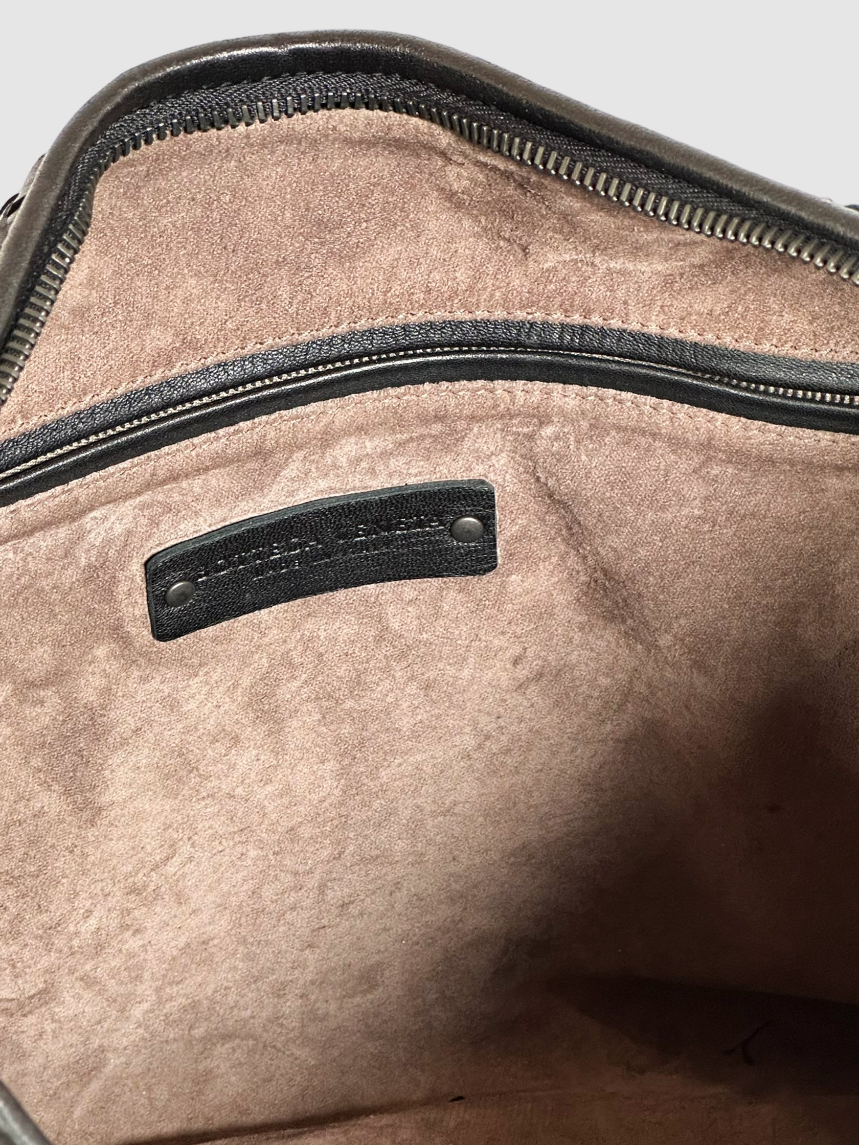 Intrecciato Leather Hobo Bag