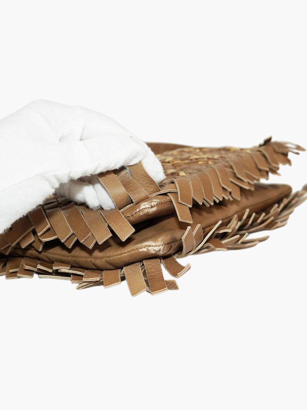 Intrecciato Fringe Bag