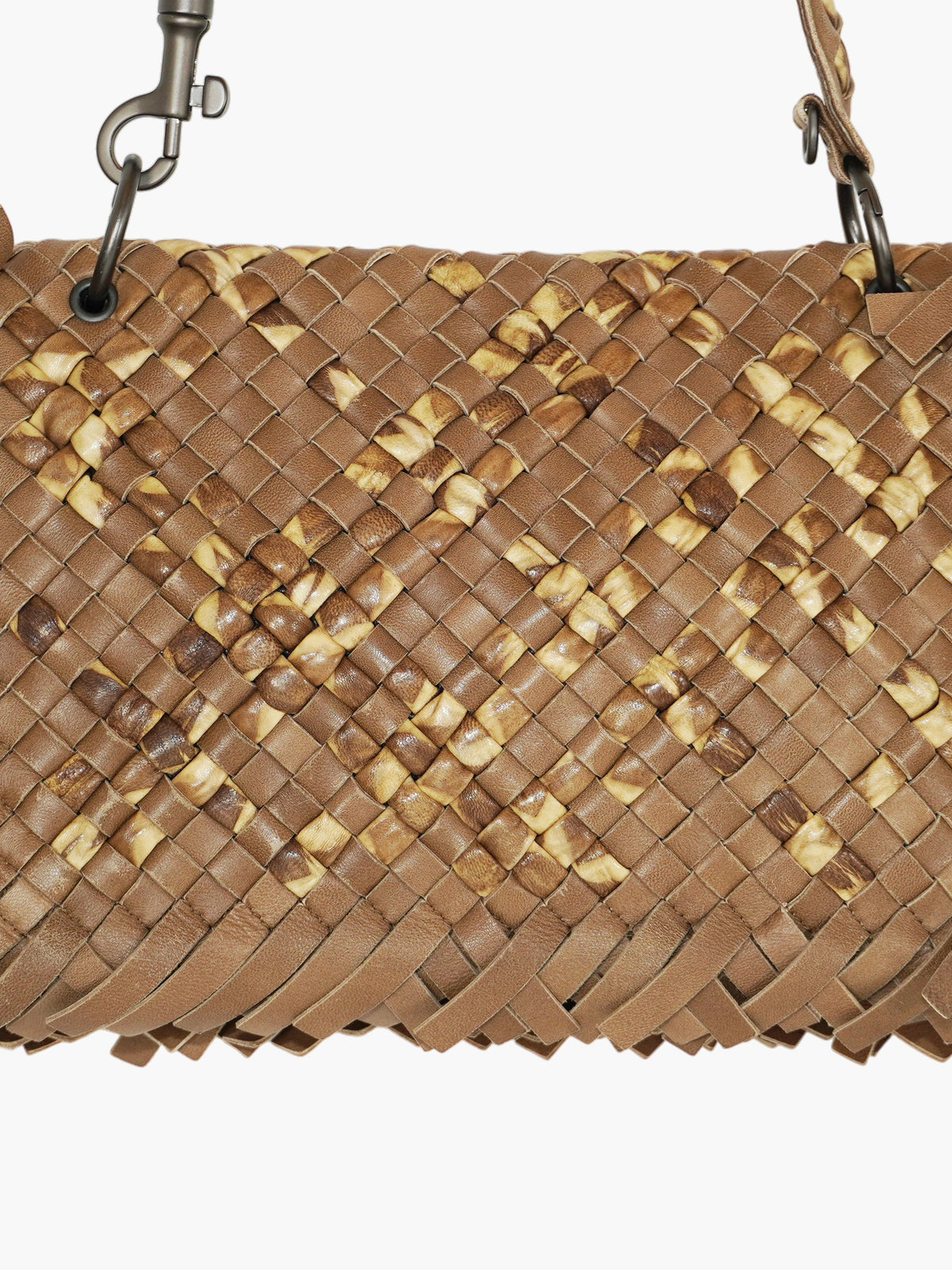 Intrecciato Fringe Bag