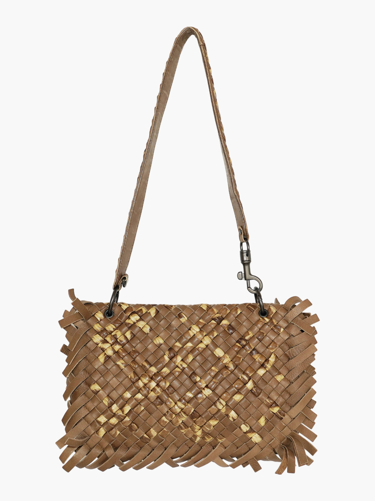 Intrecciato Fringe Bag