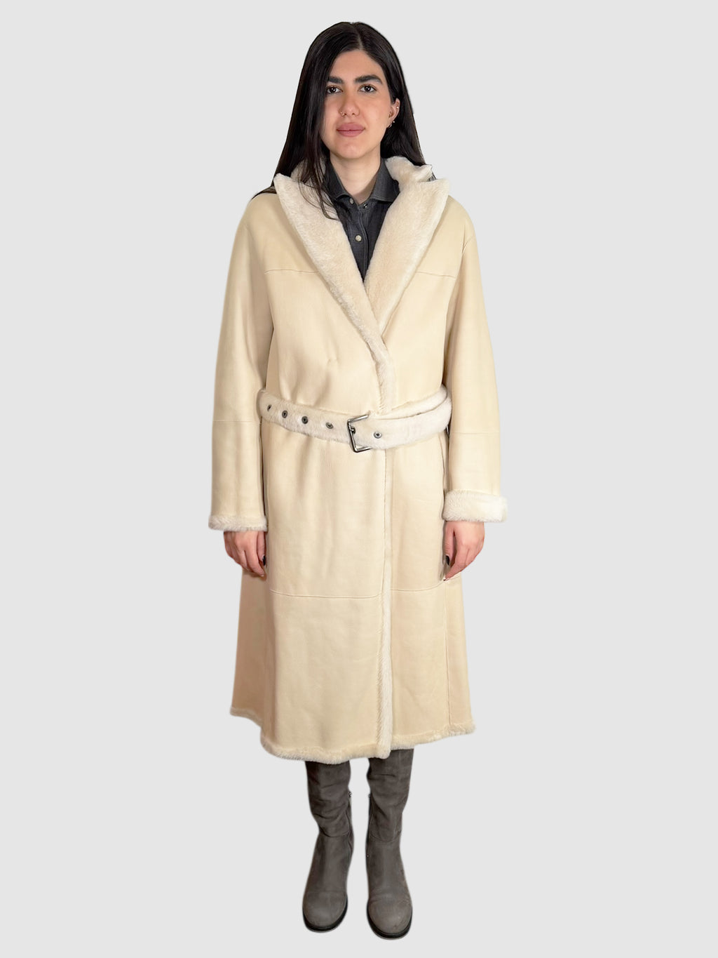 Reversible Belted Coat