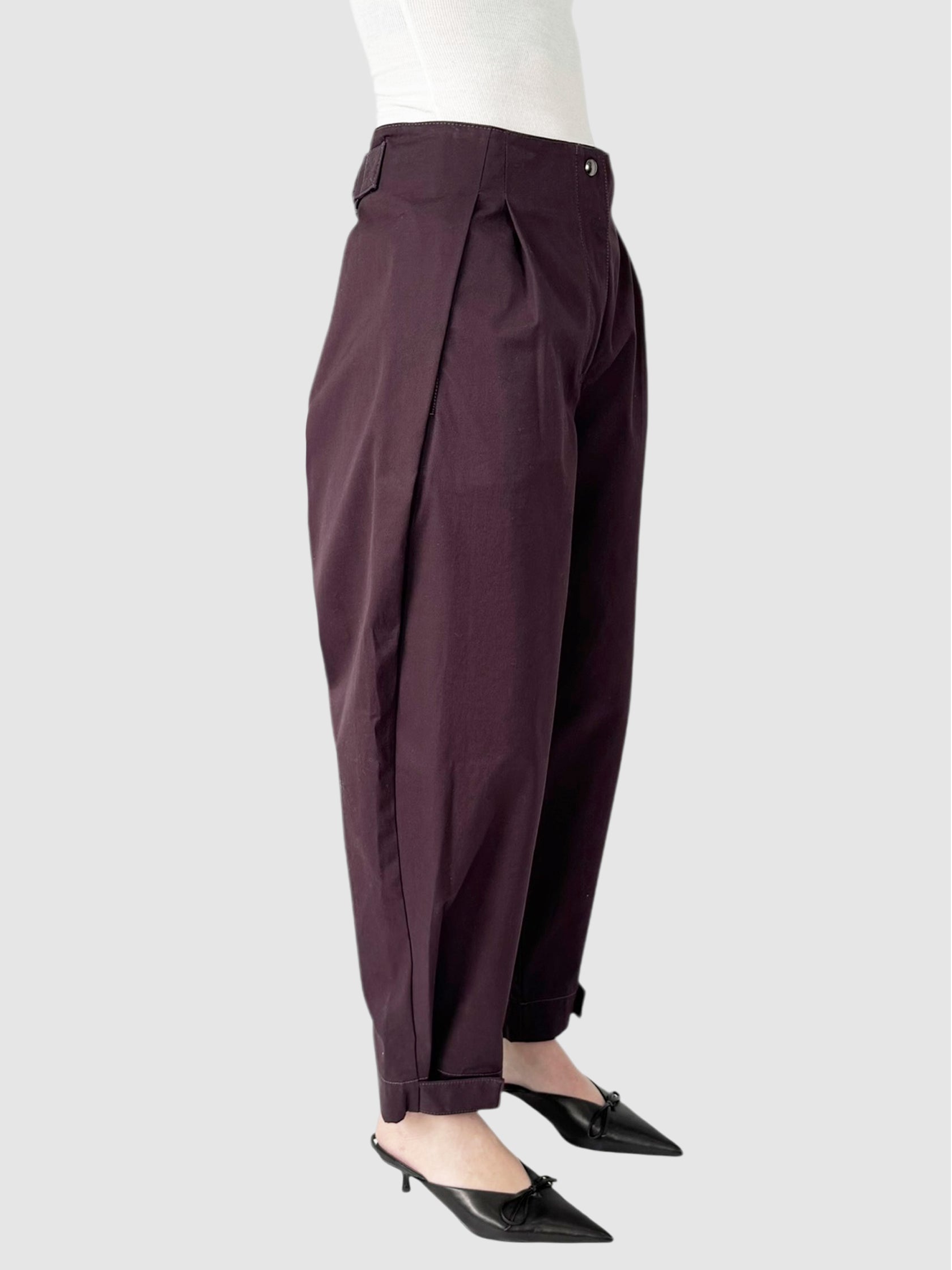Cropped Straight Leg Pants