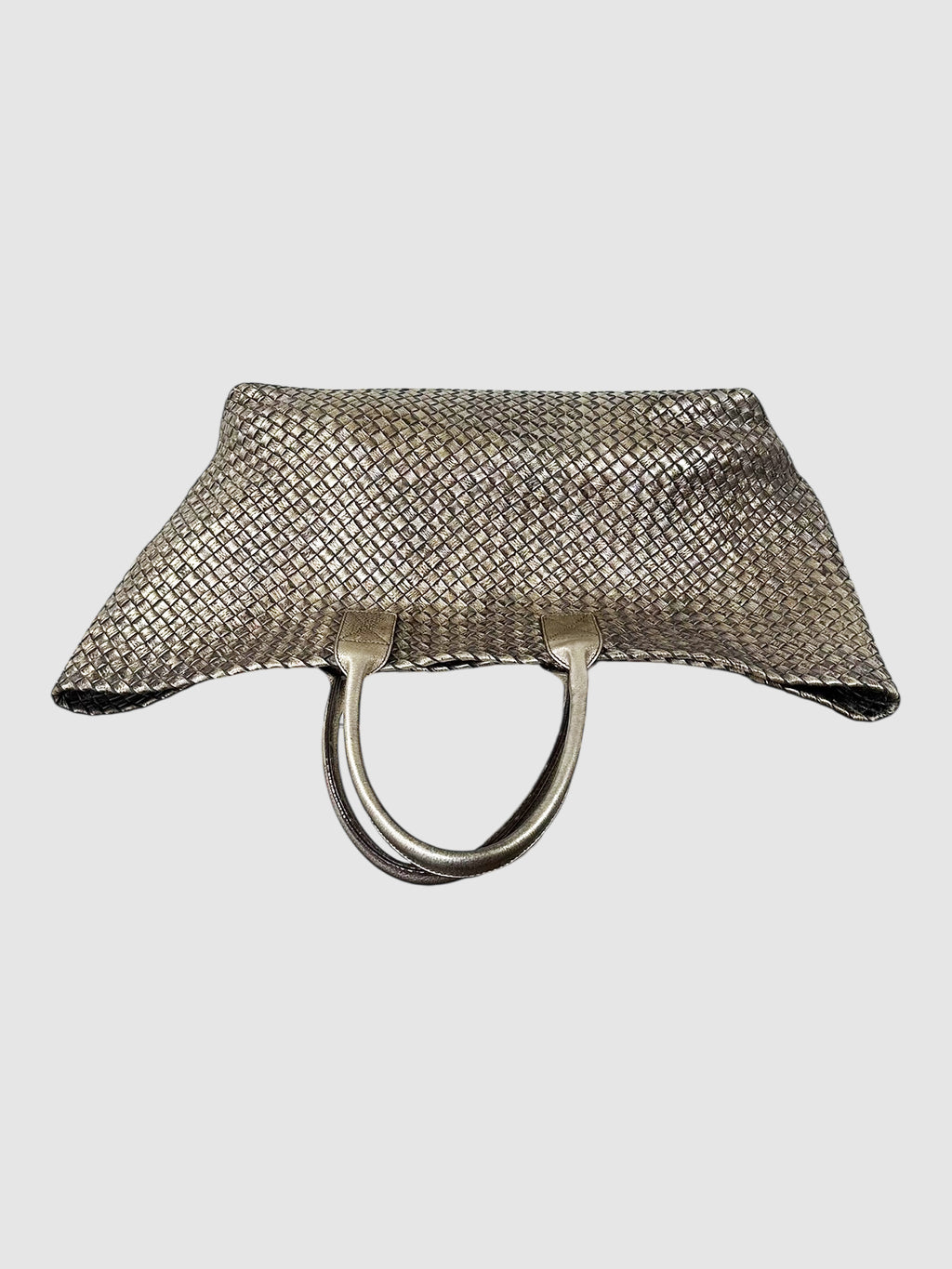 Large Metallic Intrecciato Cabat Tote