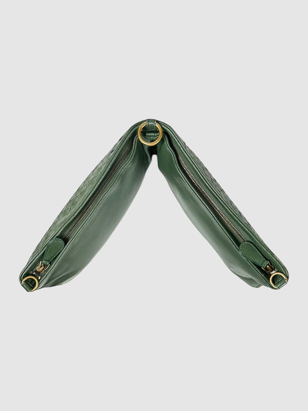 Intrecciato Leather Folded Bag