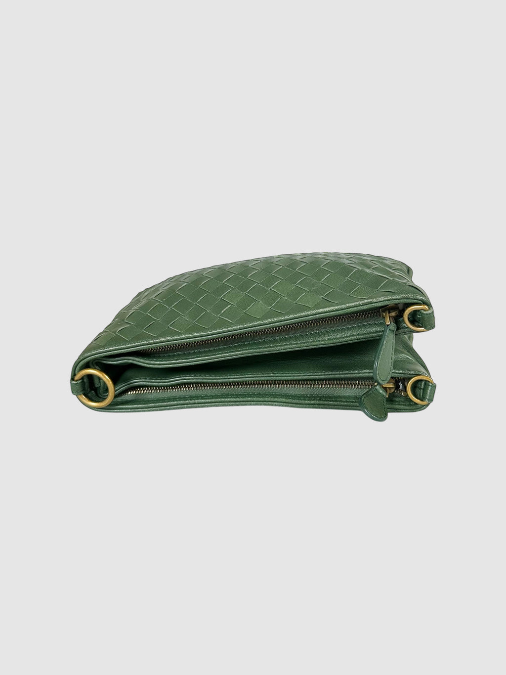 Intrecciato Leather Folded Bag