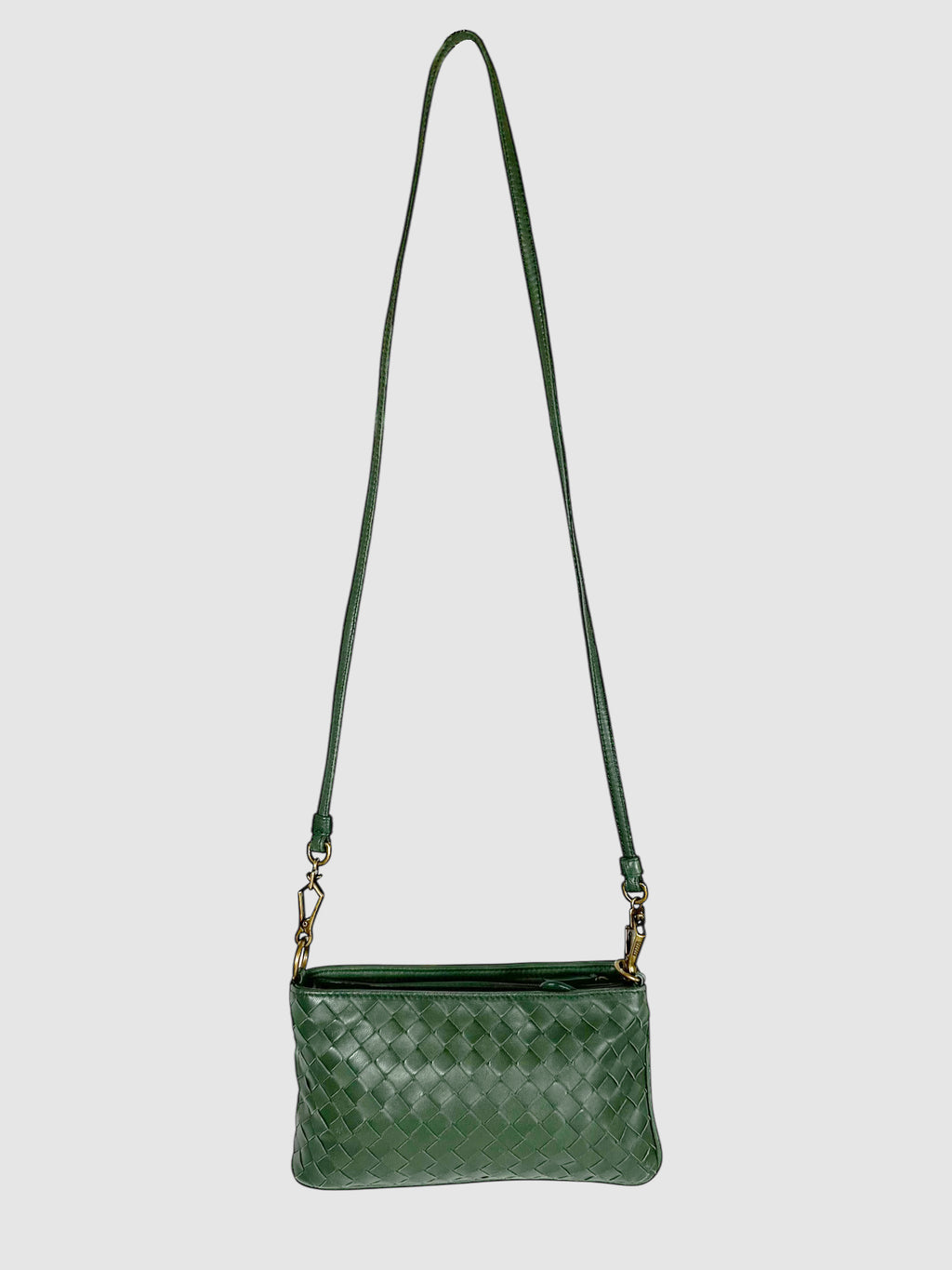 Intrecciato Leather Folded Bag