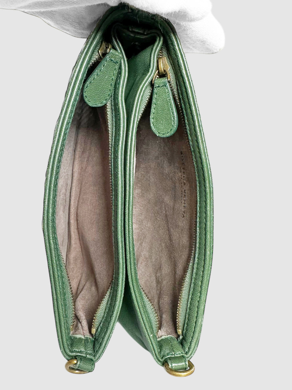 Intrecciato Leather Folded Bag